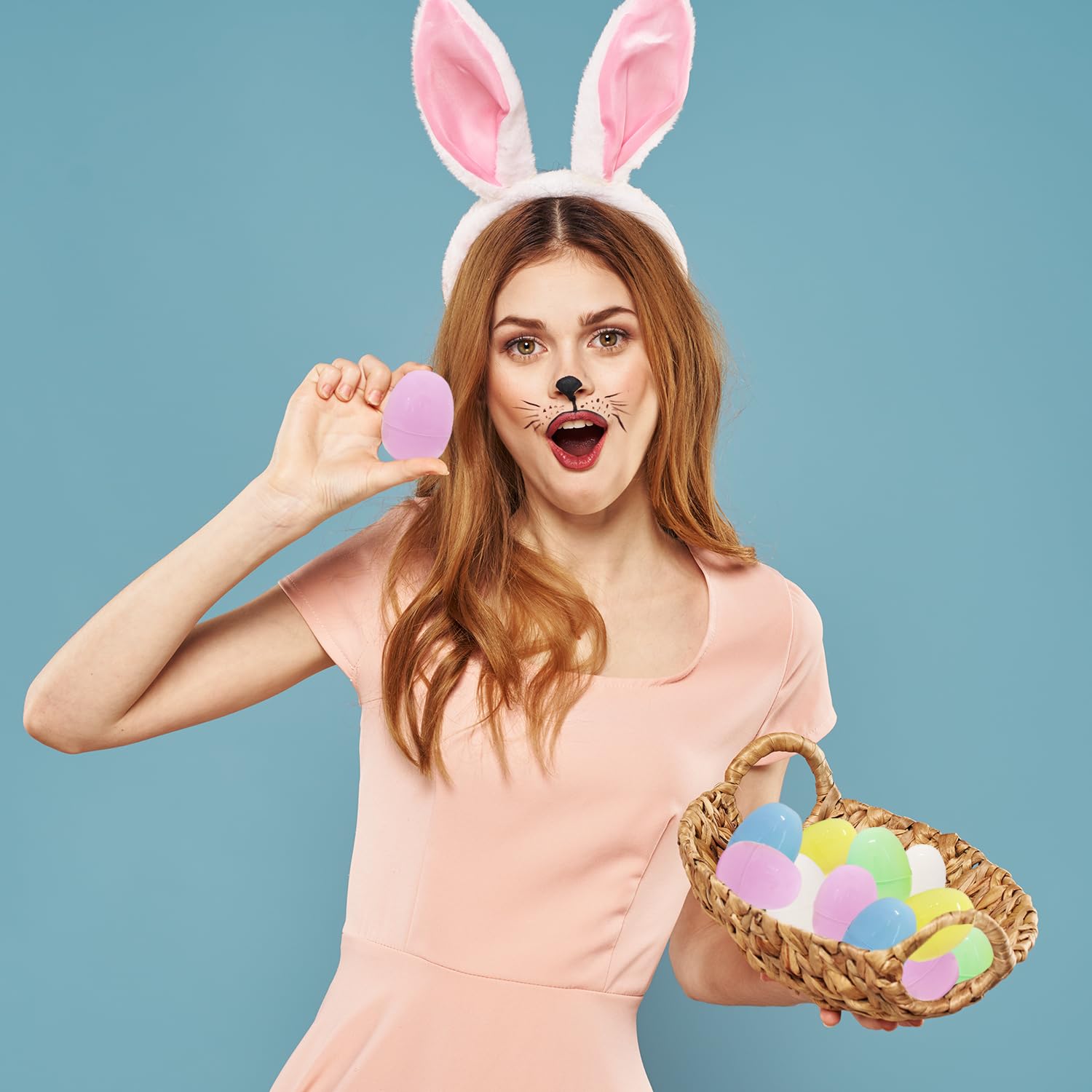 Pastel Fillable Easter Eggs with Hinge - 200-Pack of 2.25