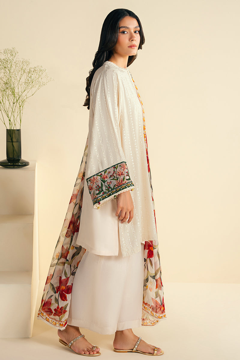 Lustrous Petal 2-Piece Set (Shirt & Dupatta) - Elegant Indian Ethnic Wear for Women, Perfect for Weddings, Festivals & Special Occasions
