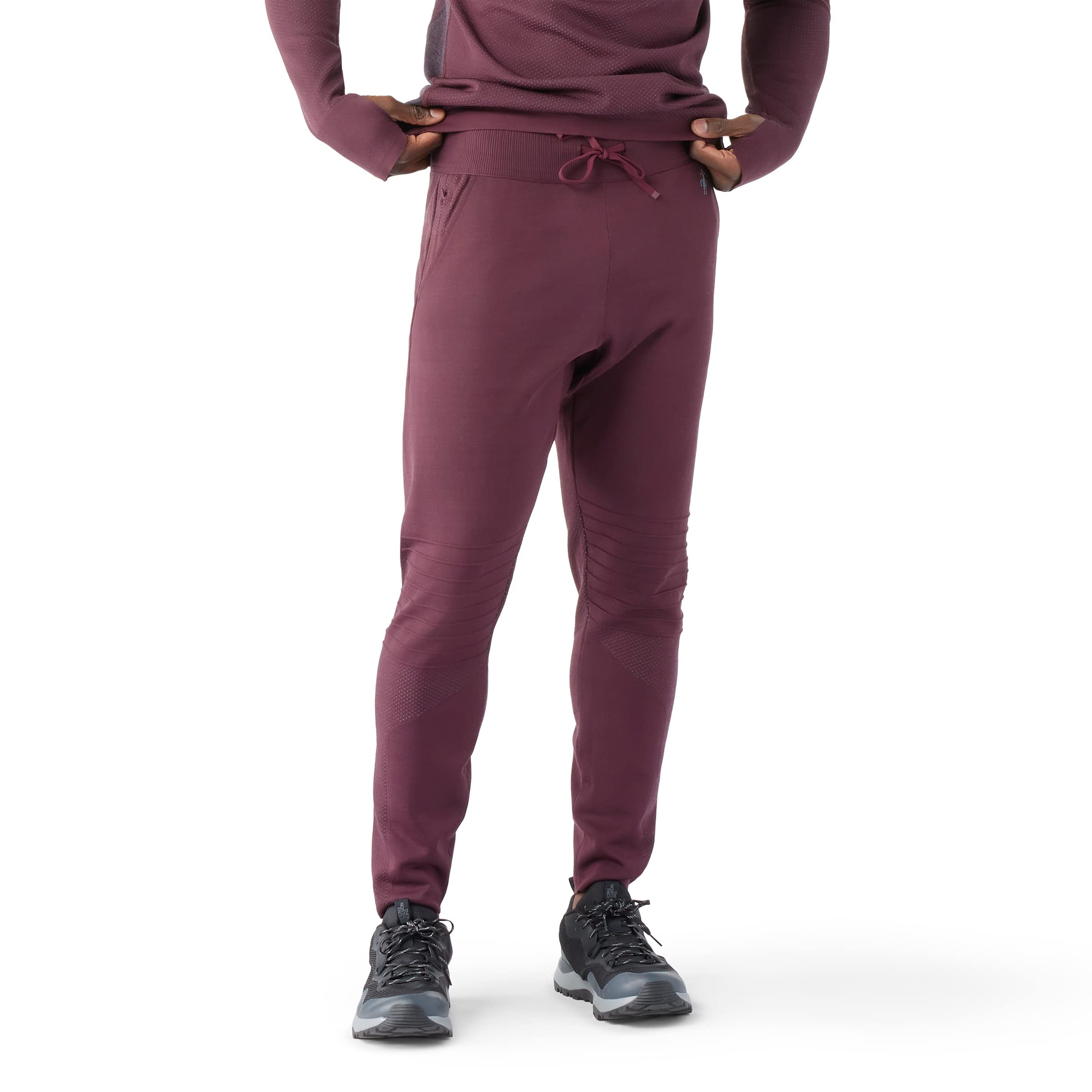 Smartwool Men's Intraknit Merino Tech Tights Pant - Thermal Base Layer for Running, Hiking & Winter Sports (Regular Fit)