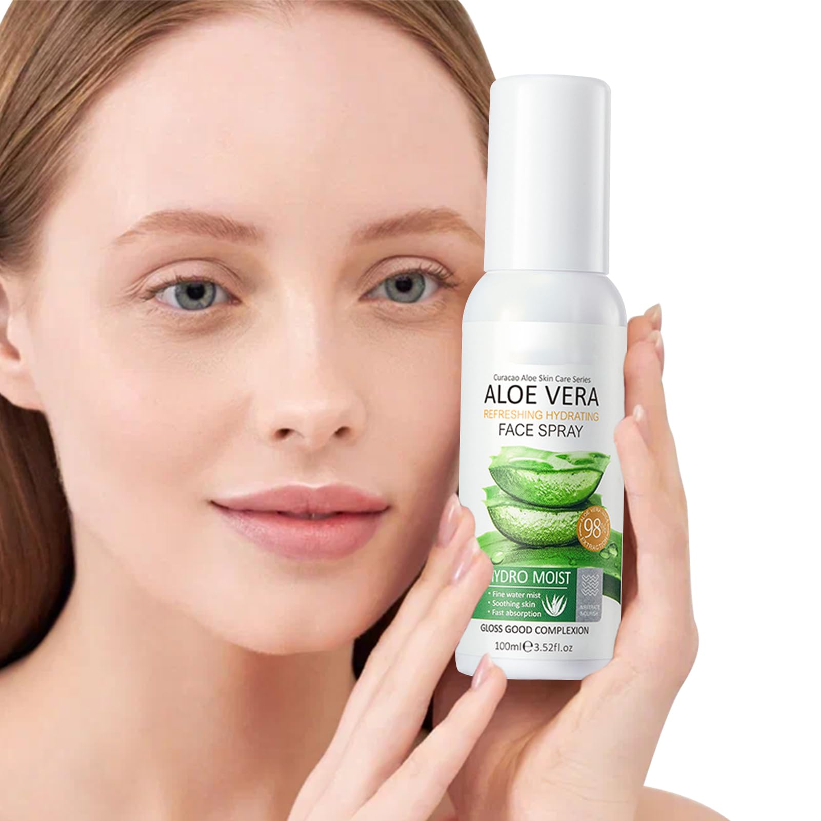 Aloe Vera & Vitamin C Facial Spray 100ml - Hydrating Face Mist for Skin Firming & Brightening, Triple Lift Skincare Liquid - Perfect Gift for Women | Use for Daily Hydration, Post-Workout Refreshment & Makeup Setting