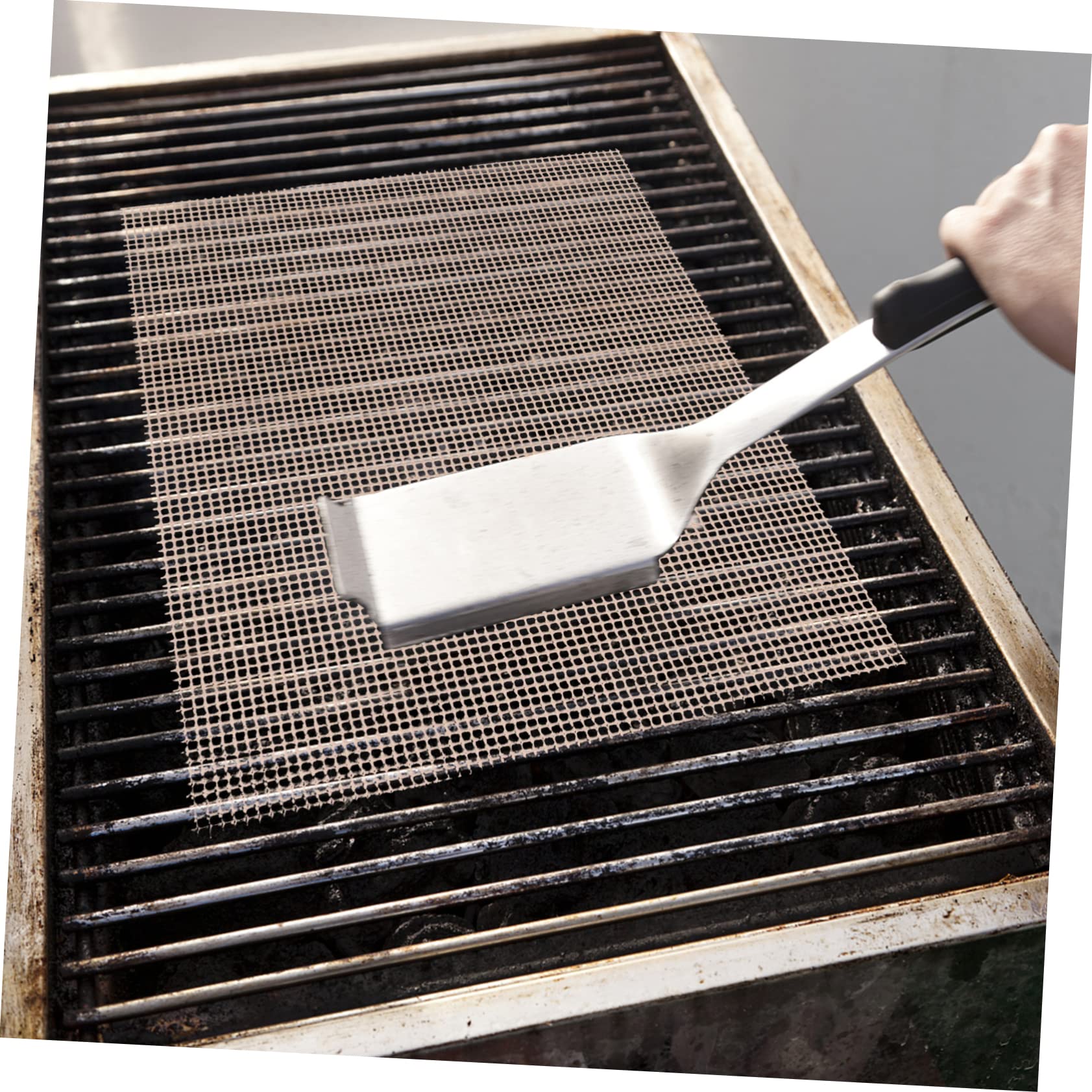 DOITOOL 2-Piece Non-Stick BBQ Grill Mat Set - Heat-Resistant Baking & Grilling Mat for Outdoor Picnic, Barbecue, Camping & Backyard Cooking