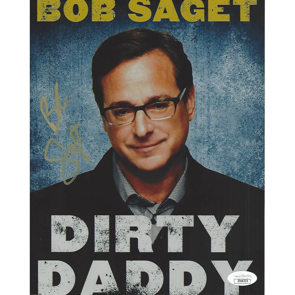 Bob Saget Autographed 8x10 Photo with JSA COA - Full House, Fuller House & Dirty Daddy Memorabilia - Perfect for Collectors, Fans & Home Theater Decor
