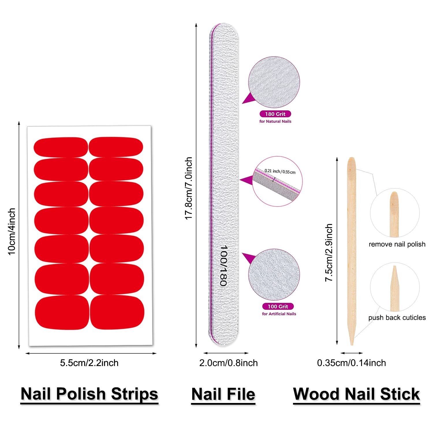 DANNEASY 12 Sheets Glow in The Dark Nail Polish Strips - Self Adhesive Gel Nail Wraps for Women, Long Lasting Solid Color Nail Art Stickers (Perfect for Parties, Night Events & UV Light Nail Designs)