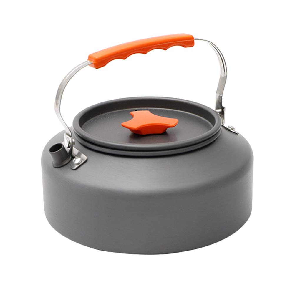 DOITOOL 1.6L Stainless Steel Camping Coffee Kettle - Lightweight Portable Tea Pot for Outdoor Picnic, Hiking & Backpacking - Perfect for Brewing Coffee, Tea & Hot Drinks on the Go