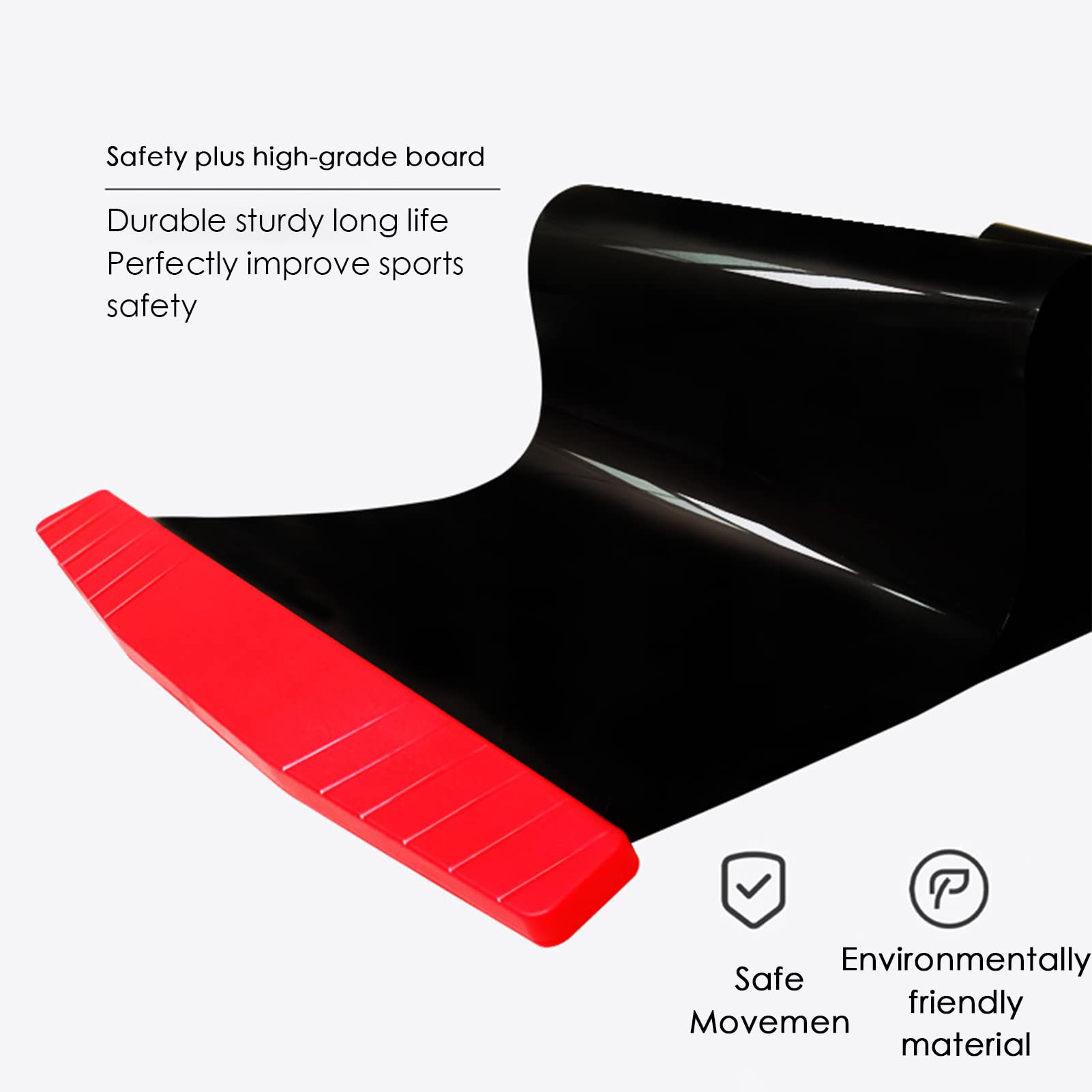 Portable Ice Hockey Slide Board Training Aid - Home Gym Equipment for Workout, Balance & Cardio Exercise | Improve Agility with Included Shoe Booties & Carrying Bag | Perfect for Hockey Training, Home Fitness & Sports Performance