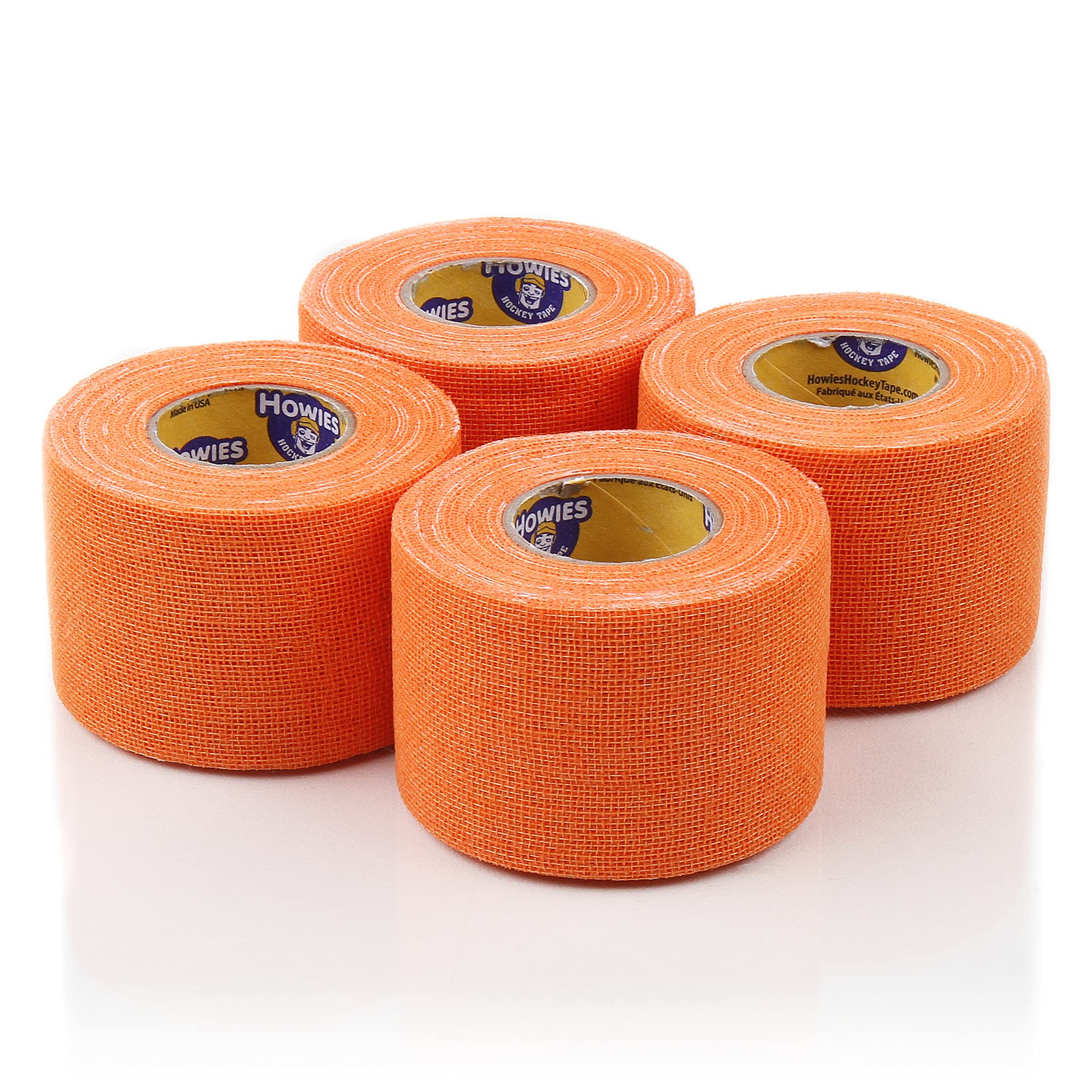 Howies Hockey Tape - Pro & Stretch Grip Hockey Stick Tape (4 Pack) | Coband Cohesive Wrap for Hockey Sticks & Sports Equipment | Perfect for Stick Handling, Blade Protection & Injury Support