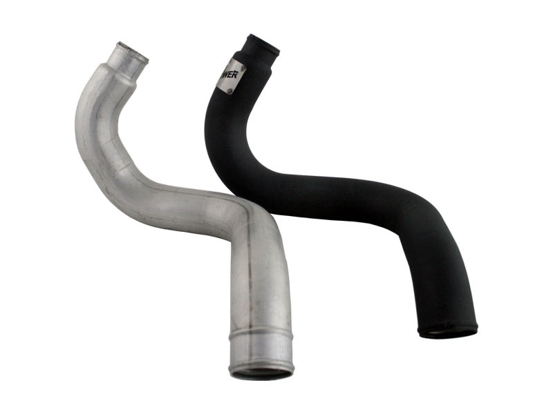 aFe BladeRunner 3in Black Intercooler Hot & Cold Side Pipes Kit for 2002-2004 GM Diesel Trucks 6.6L V8 Duramax - Performance Upgrade for Better Turbo Cooling & Engine Efficiency