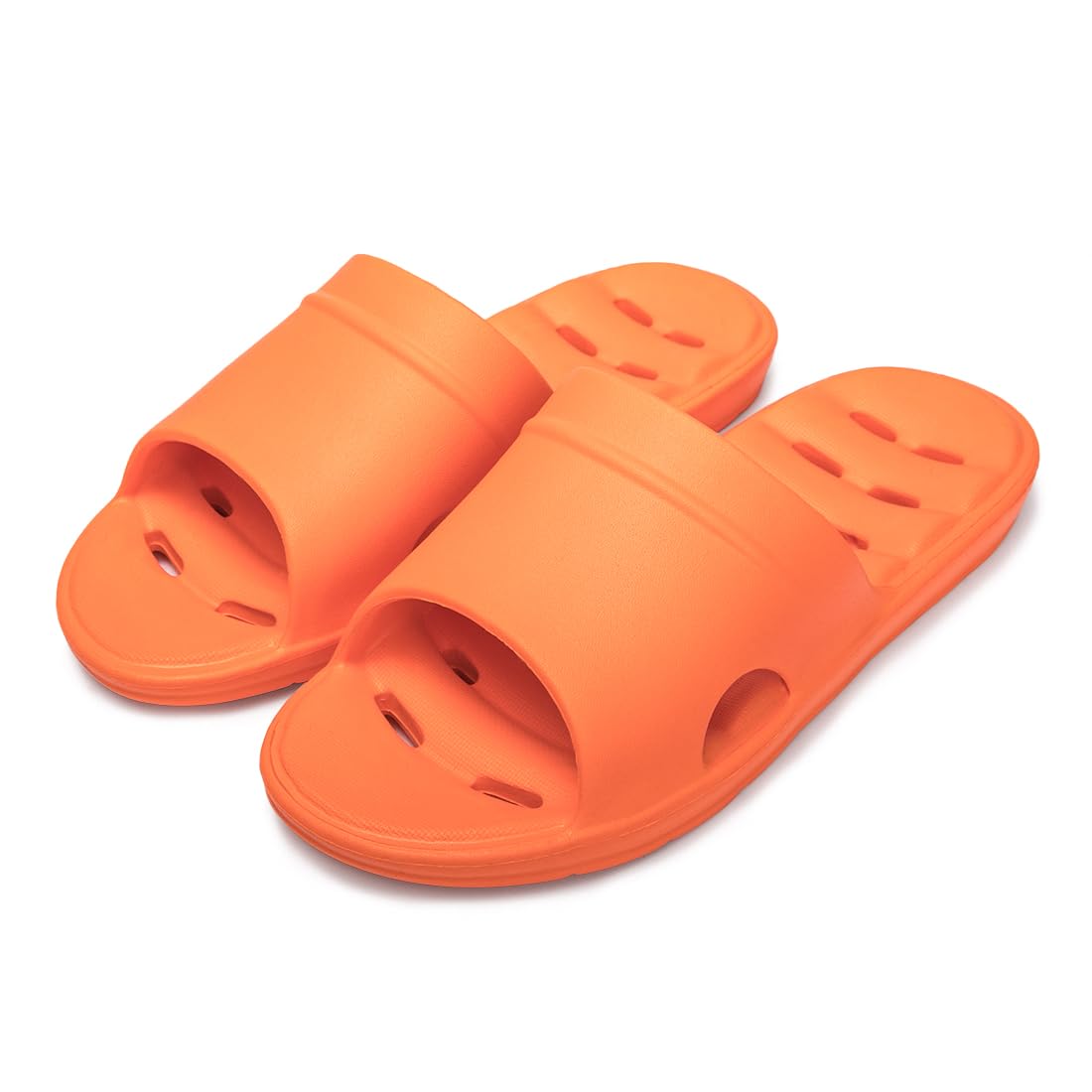 Luffymomo Women's Non-Slip Shower Sandals with Drainage Holes - Comfortable Bathroom Slippers for Spa, Poolside & Home Use