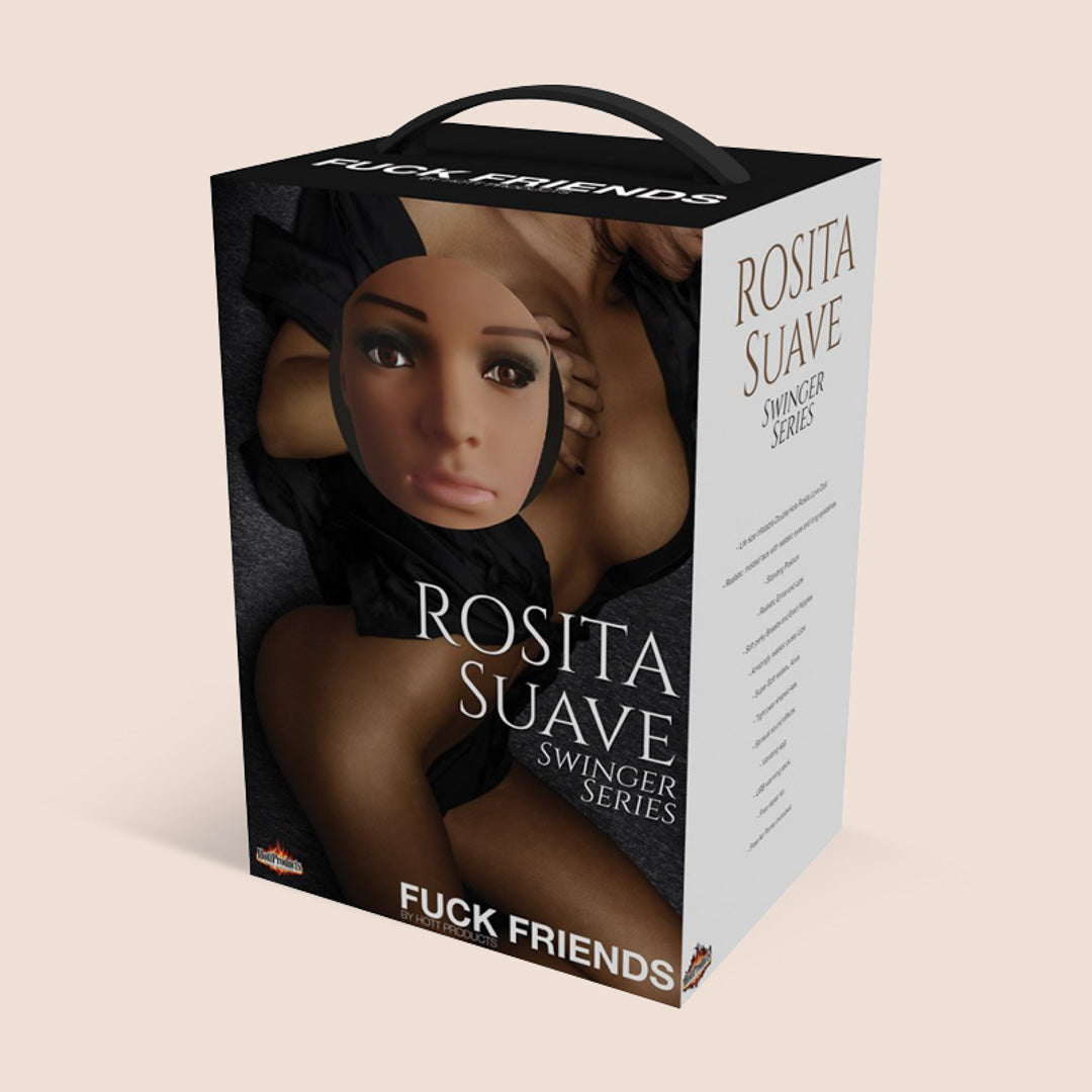 Realistic Life Size Inflatable Love Doll - Rosita Suave Adult Companion for Couples & Singles | Perfect for Romantic Nights, Roleplay & Discreet Storage