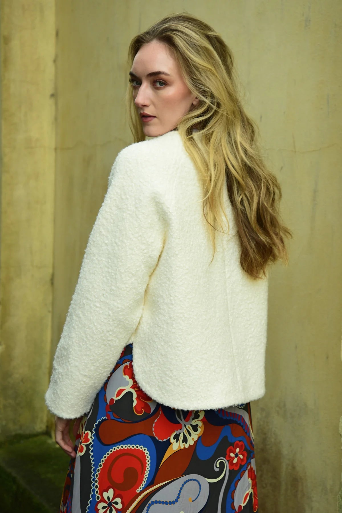 Let's Go To The Crop Ivory Jacket - Stylish Women's Lightweight Jacket for Outdoor Adventures & Casual Wear