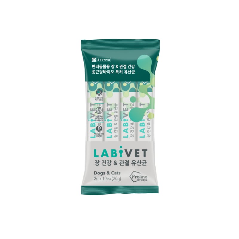 Labivet Joint & Gut Health Probiotics Supplement for Dogs & Cats - 60g | Supports Mobility & Digestive Wellness | Perfect for Senior Pets & Sensitive Stomachs
