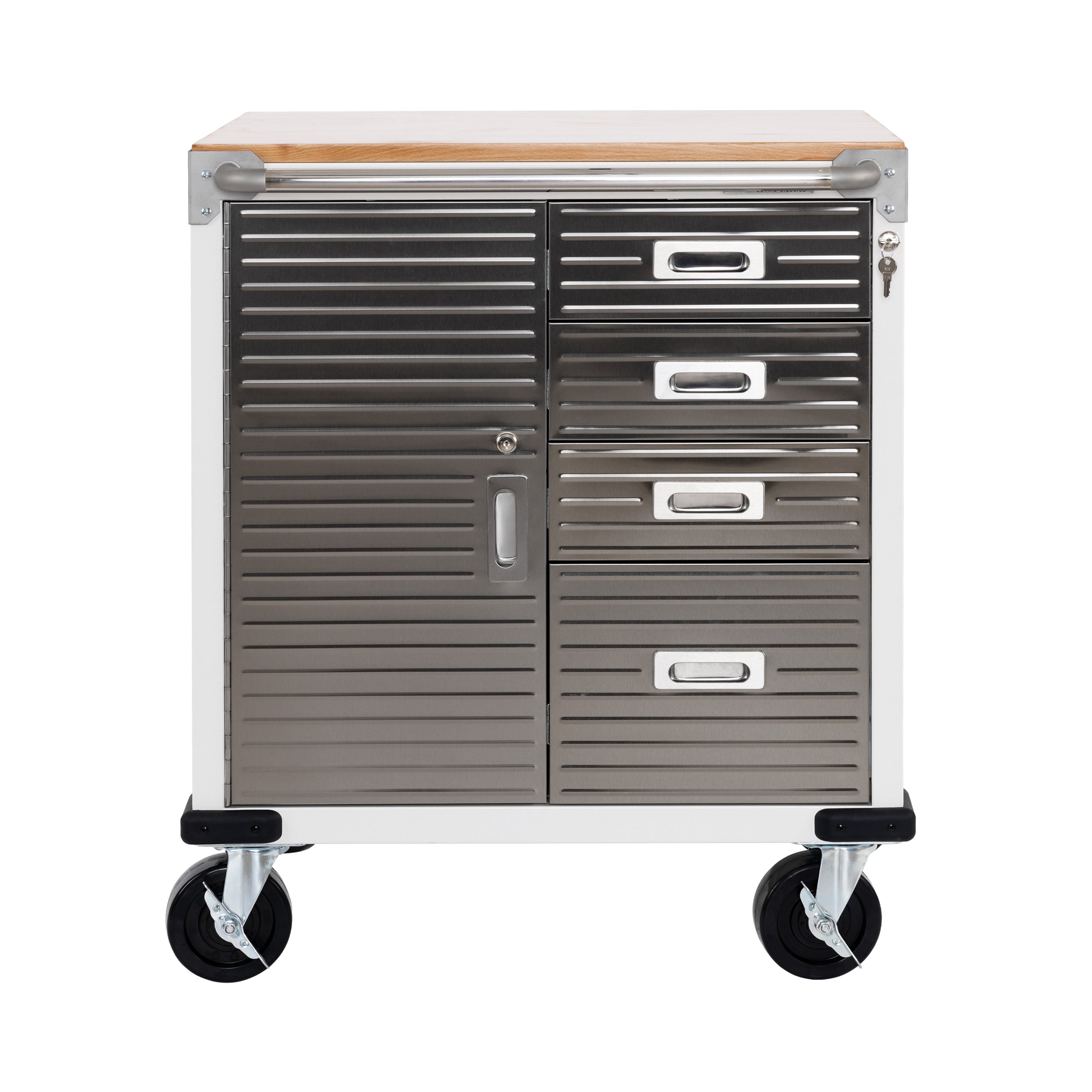 UltraHD® 4 Drawer Storage Cabinet - Organize Home Office, Bedroom & Closet - Durable Metal File Cabinet for Documents & Supplies
