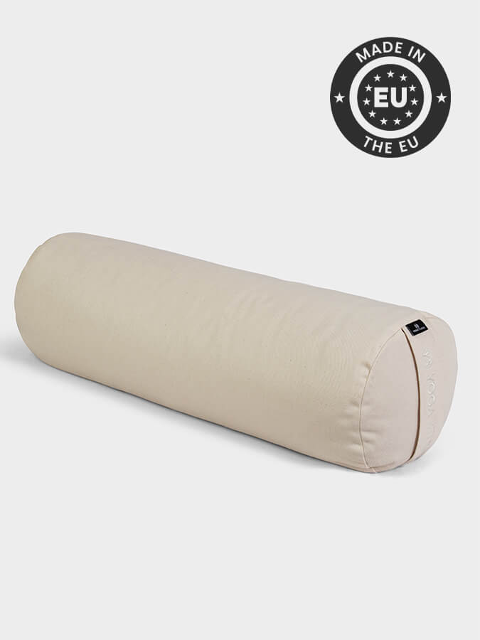 Organic Buckwheat Meditation Bolster Cushion for Yoga & Zen Relaxation - Eco-Friendly Support Pillow for Meditation, Yoga Studio, and Home Decor