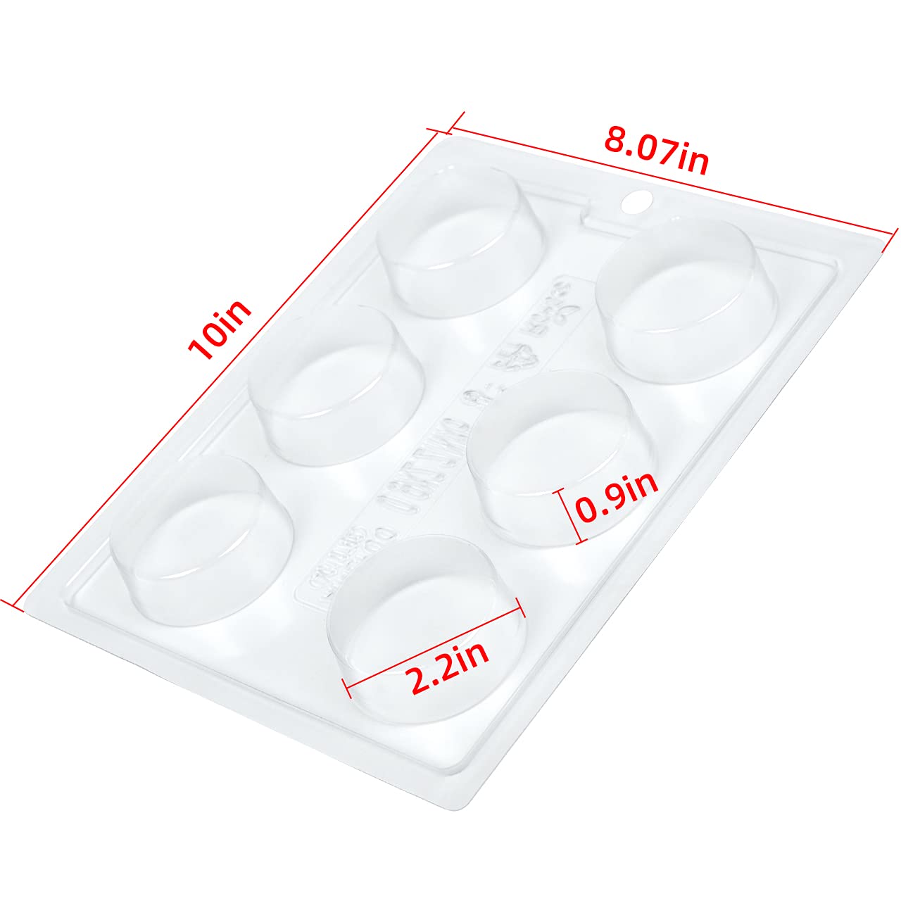 5-Pack Oreo Cookie Chocolate Mold for Chocolate Covered Cookies - 6 Cylinders Each | Perfect for Candy, Baking, and DIY Soap Making | Ideal for Holidays, Parties & Gifts