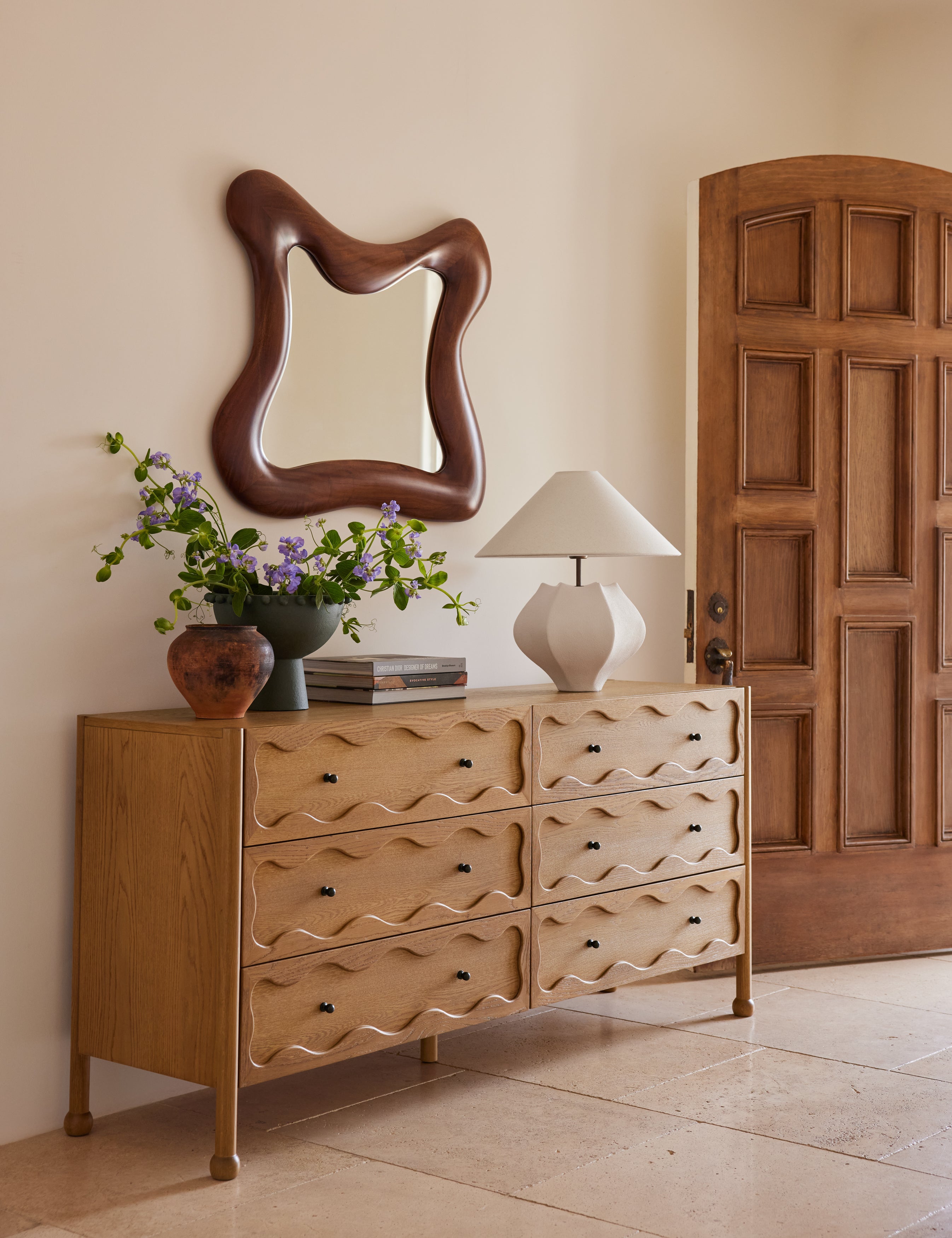 Aimee Song Fontaine Dresser - Modern Mid-Century Dresser with 6 Drawers for Bedroom Storage | Perfect for Bedroom, Living Room, or Entryway Organization