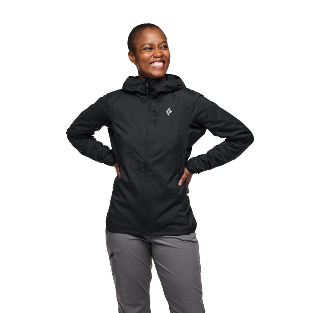 Alpine Start Insulated Hoody for Women - Lightweight Warm Winter Jacket with Water-Resistant Shell - Perfect for Hiking, Skiing & Outdoor Adventures