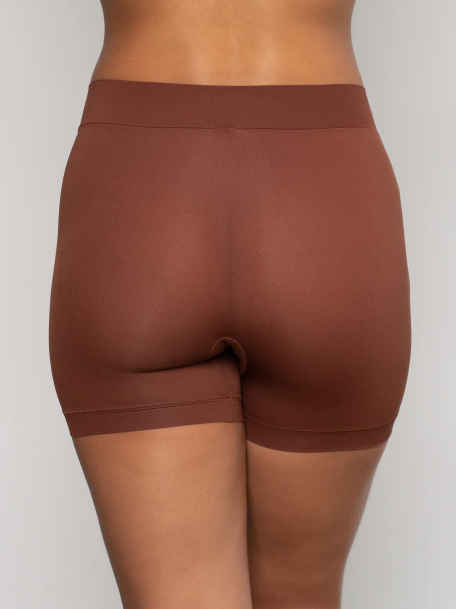 Curvy Couture Women's Slip Shorts - Seamless Underwear for Comfort & Coverage - Perfect for Dresses, Skirts & Everyday Wear