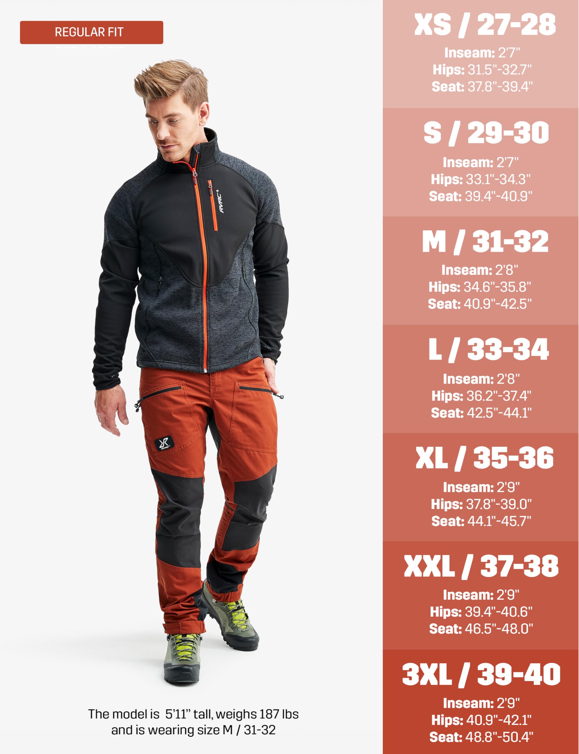RevolutionRace Men’s Nordwand Pro Pants - Durable & Breathable Hiking Pants for Outdoor Adventures, Trekking & Camping - Water-Resistant & Lightweight for All Seasons