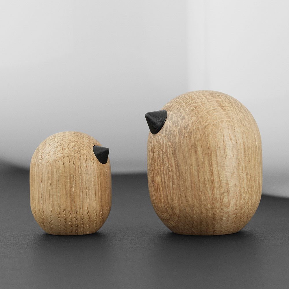 Normann Copenhagen Little Bird - Set of 6 Modern Decorative Ceramic Birds for Home Decor | Perfect for Shelf Display, Table Centerpiece & Scandinavian Interior Styling