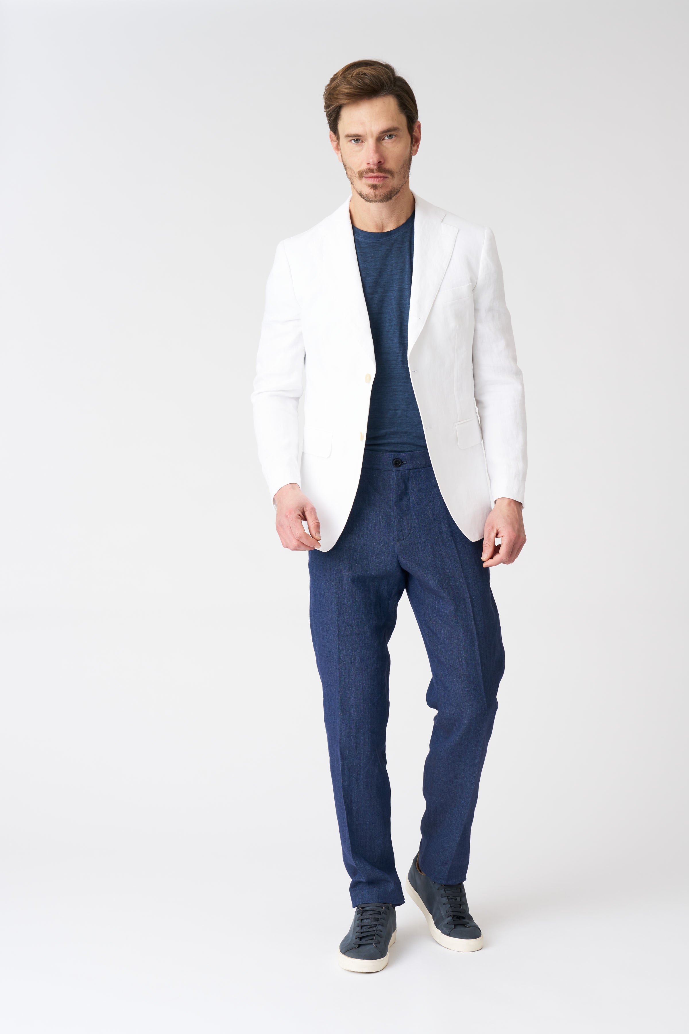 Slim Fit Single Breasted Blazer for Men - Professional Business Suit Jacket - Office Wear, Wedding, Formal Events & Special Occasions