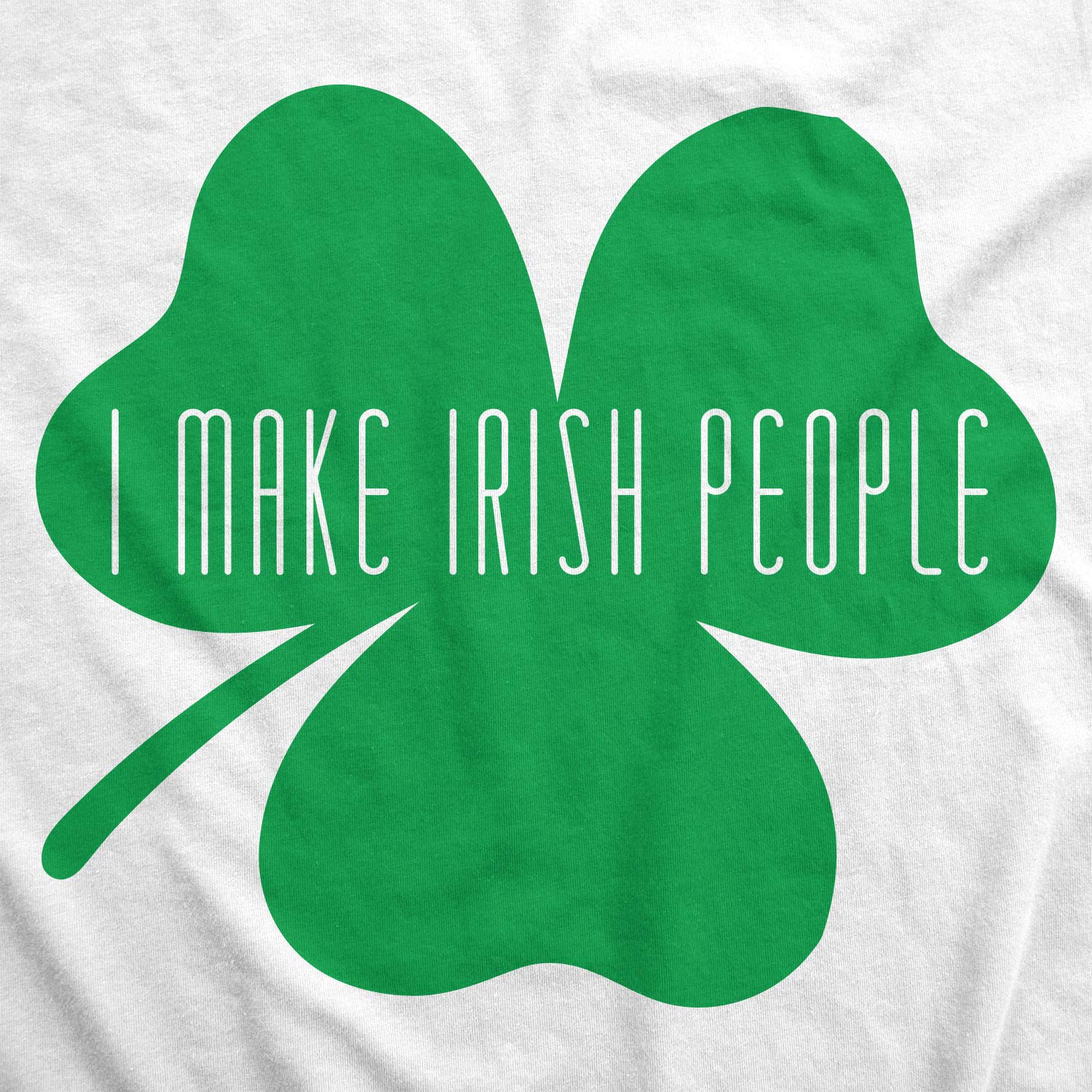 Funny Maternity T-Shirt for St. Patrick's Day - 'I Make Irish People' Pregnancy Announcement Tee | Perfect for Gender Reveal Parties & Irish-Themed Baby Showers