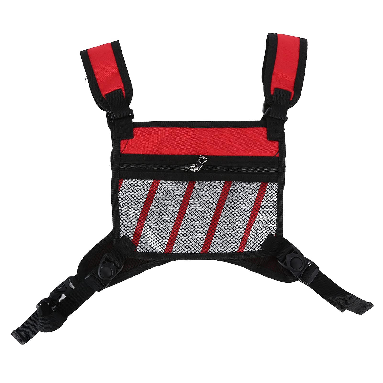 TOPCINCN Chest Pack - Waterproof Outdoor Running Backpack for Men & Women - Hiking, Gardening, Cycling & Travel Essentials (Red) - Perfect for Jogging, Camping & Daily Use