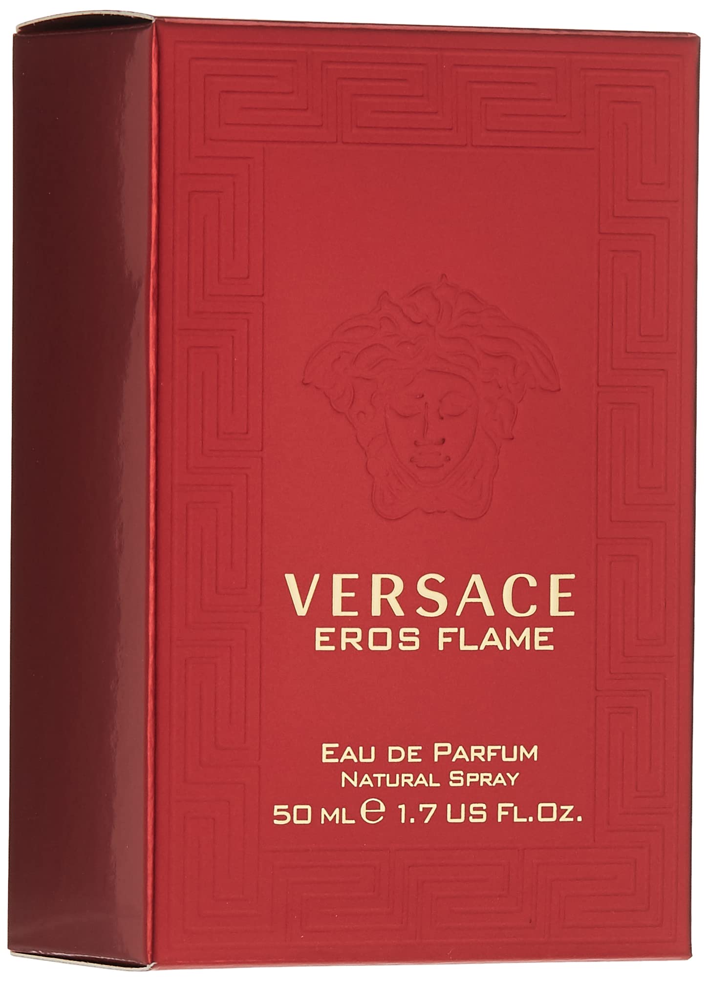 Versace Man Eau Fraiche Cologne for Men 3.4 oz Deodorant Spray & Eros Flame Eau de Parfum 1.7 oz - Fresh Citrus & Spicy Scent for Day & Night Wear, Work & Special Occasions