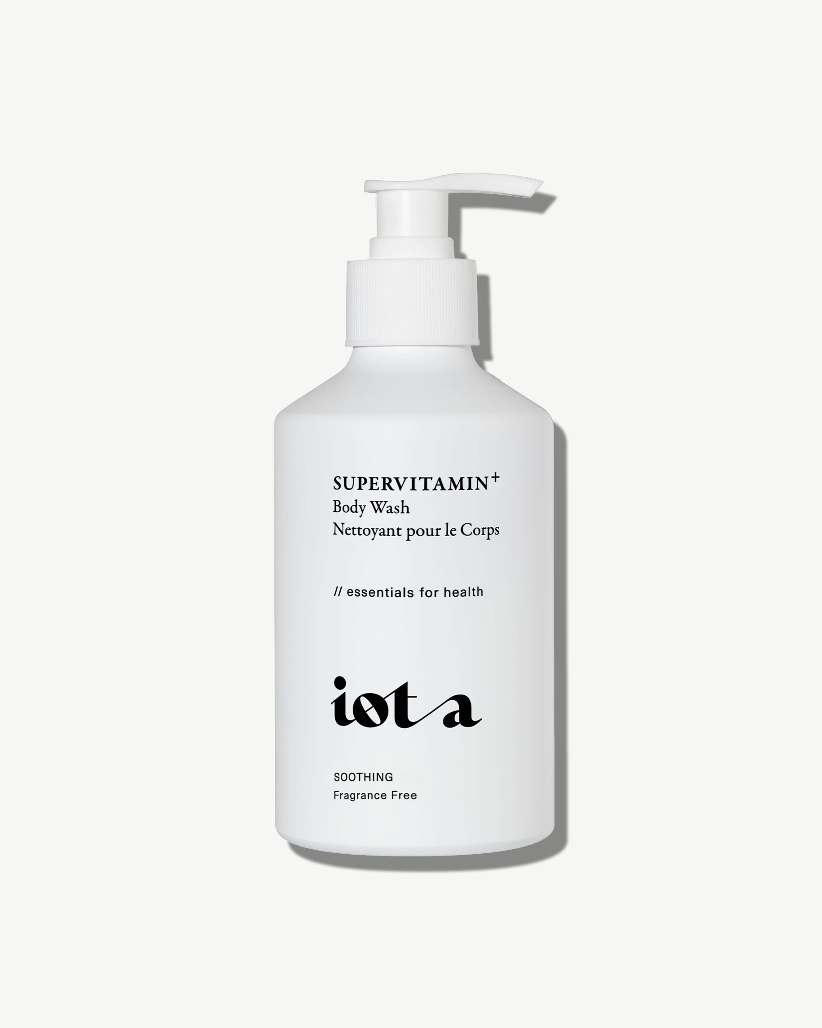 Supervitamin Body Wash + Soothing - Hydrating & Gentle Cleanser for Dry & Sensitive Skin | Perfect for Daily Shower & Post-Workout Refresh