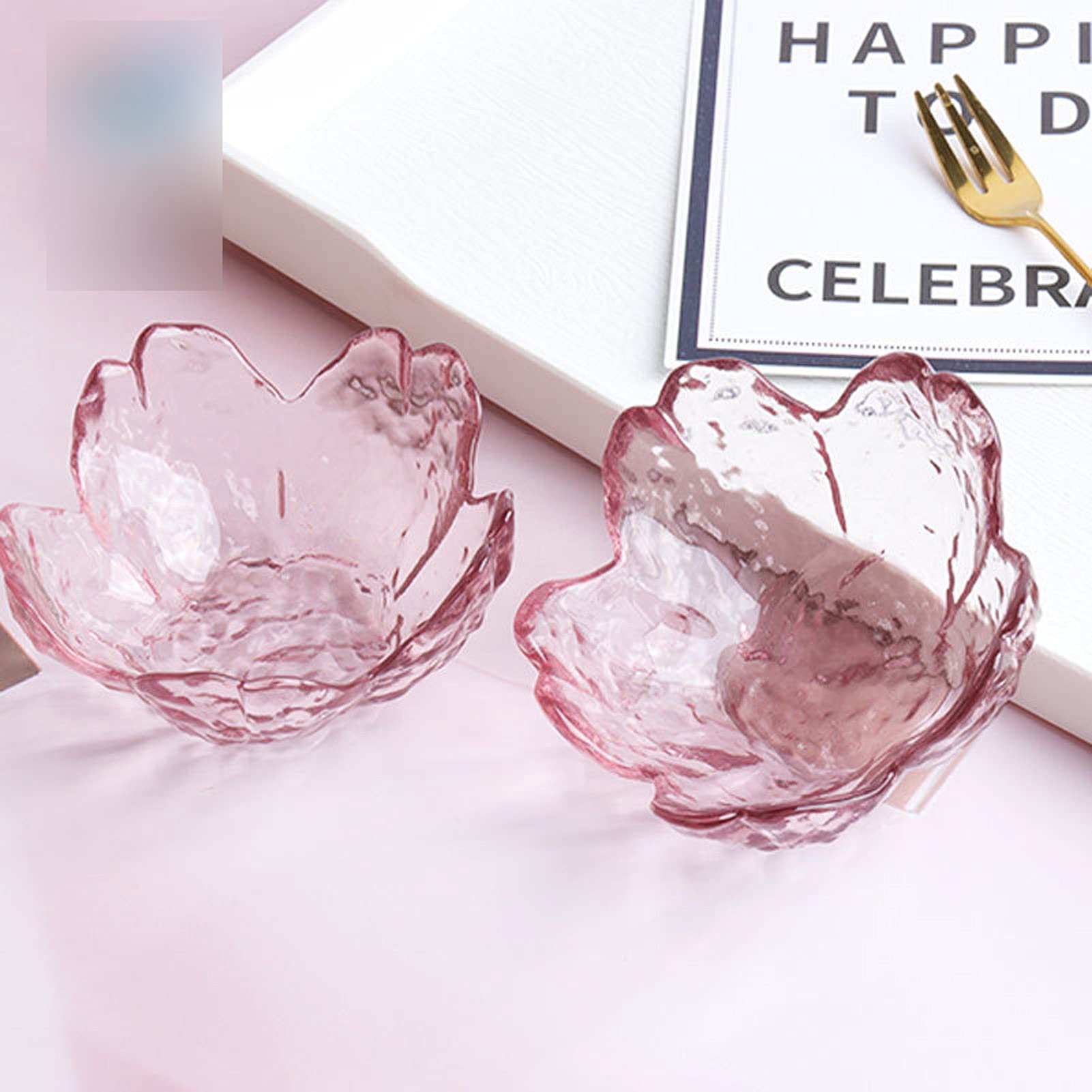 6-Piece Colorful Glass Dessert Bowls Set - Elegant Small Serving Dishes for Ice Cream, Pudding, Fruit & Party Snacks - Durable & Stylish Tableware for Home Entertaining