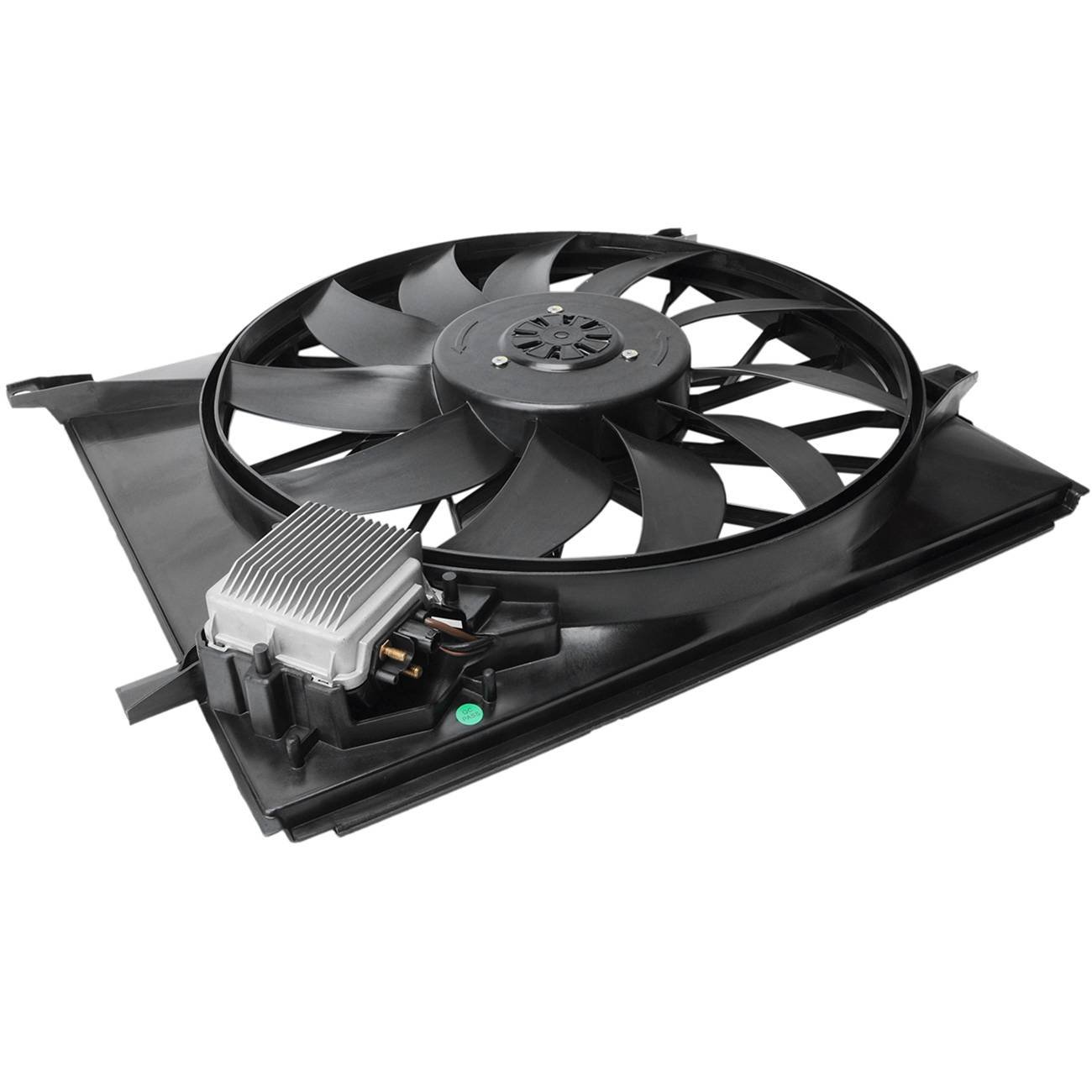 KT A1635000293 Brushless Motor Radiator Cooling Fan - High Performance Front Cooling Fan Assembly (1PC) - Perfect for Automotive Radiator Cooling & Engine Temperature Control