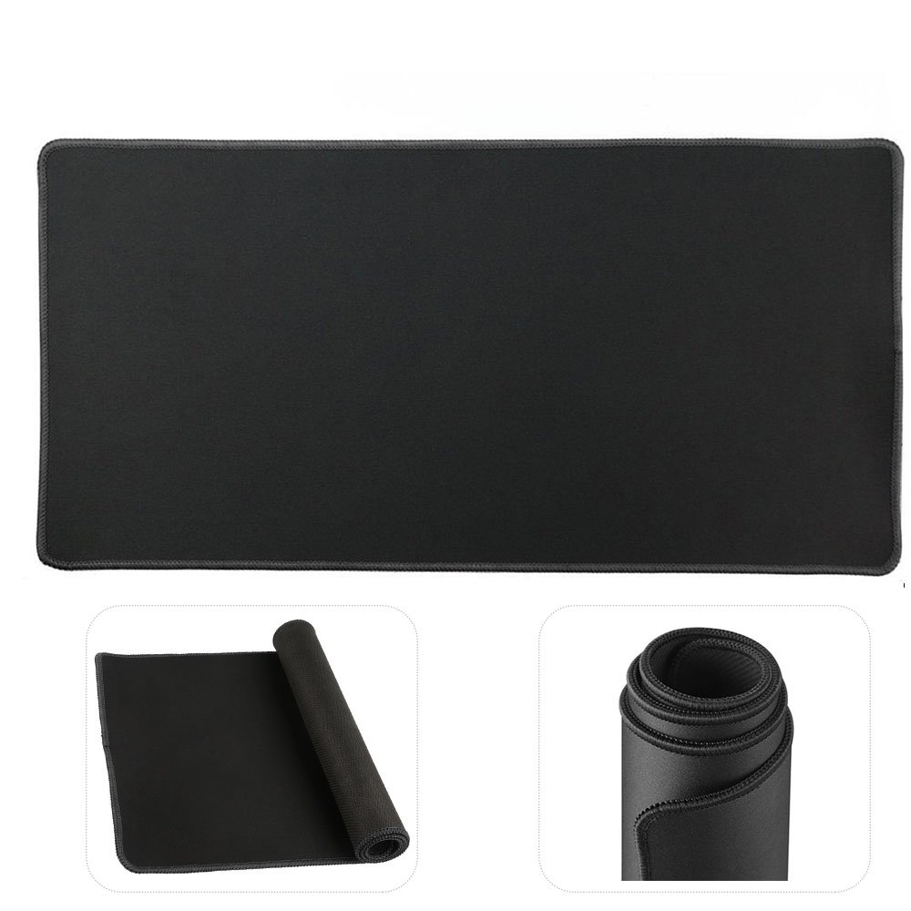 Extra Large Gaming Mouse Pad 27.5 x 30 Inches - Non-Slip XXL Mouse Mat for PC, Laptop & Office Work - Perfect for Gamers, Graphic Designers & Professionals (Black) | Ideal for Esports, Home Office & Computer Workstations