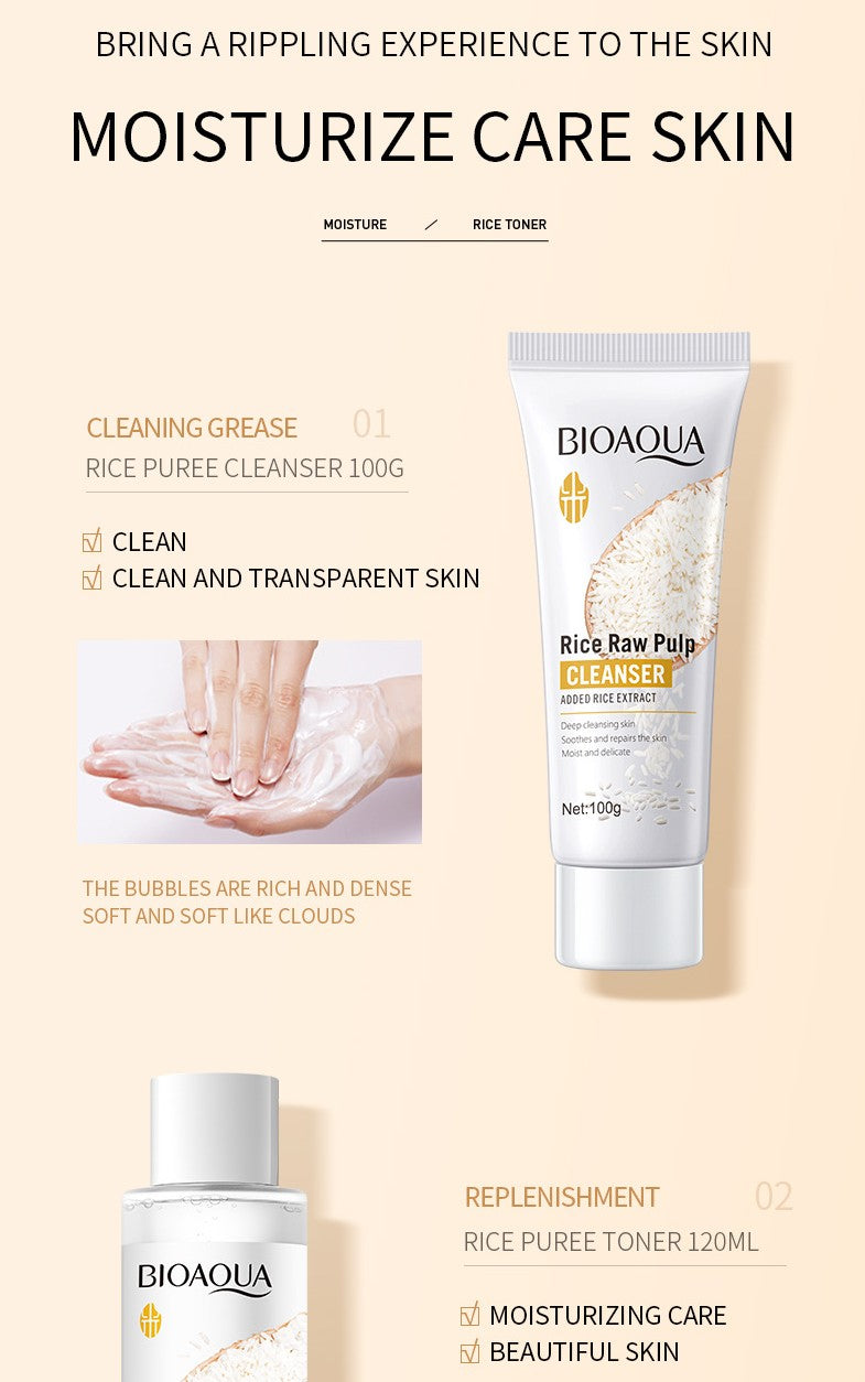 Puree Skin Rejuvenation Moisturizing 6-Piece Set - Hydrating Skincare Kit for Face & Body | Perfect for Daily Routine & Spa Night