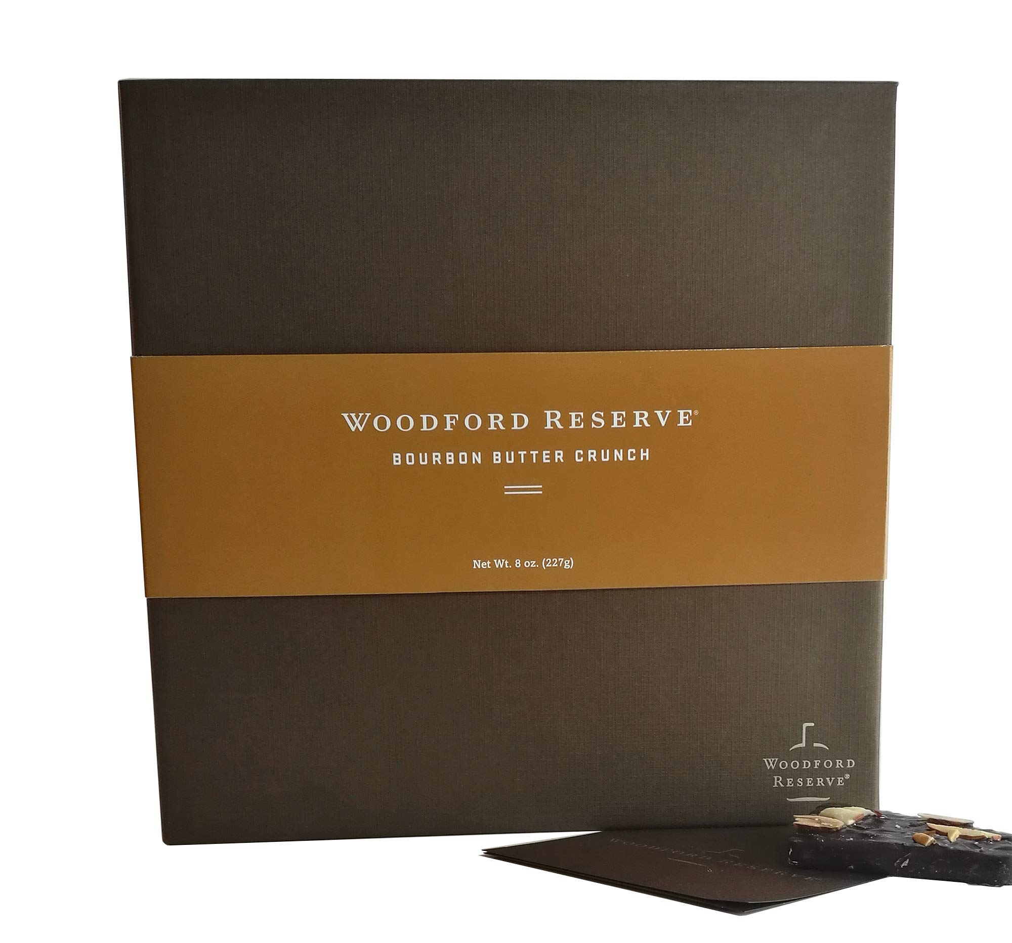 Woodford Reserve Premium Bourbon Butter Crunch Candies - 16-Piece Gourmet Gift Box | Delicious Bourbon-Infused Chocolate Treats for Holidays, Parties & Corporate Gifting