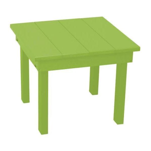 A & L Furniture Poly Hampton End Table - Stylish Side Table for Living Room, Bedroom, or Office - Perfect for Holding Lamps, Books, and Decor