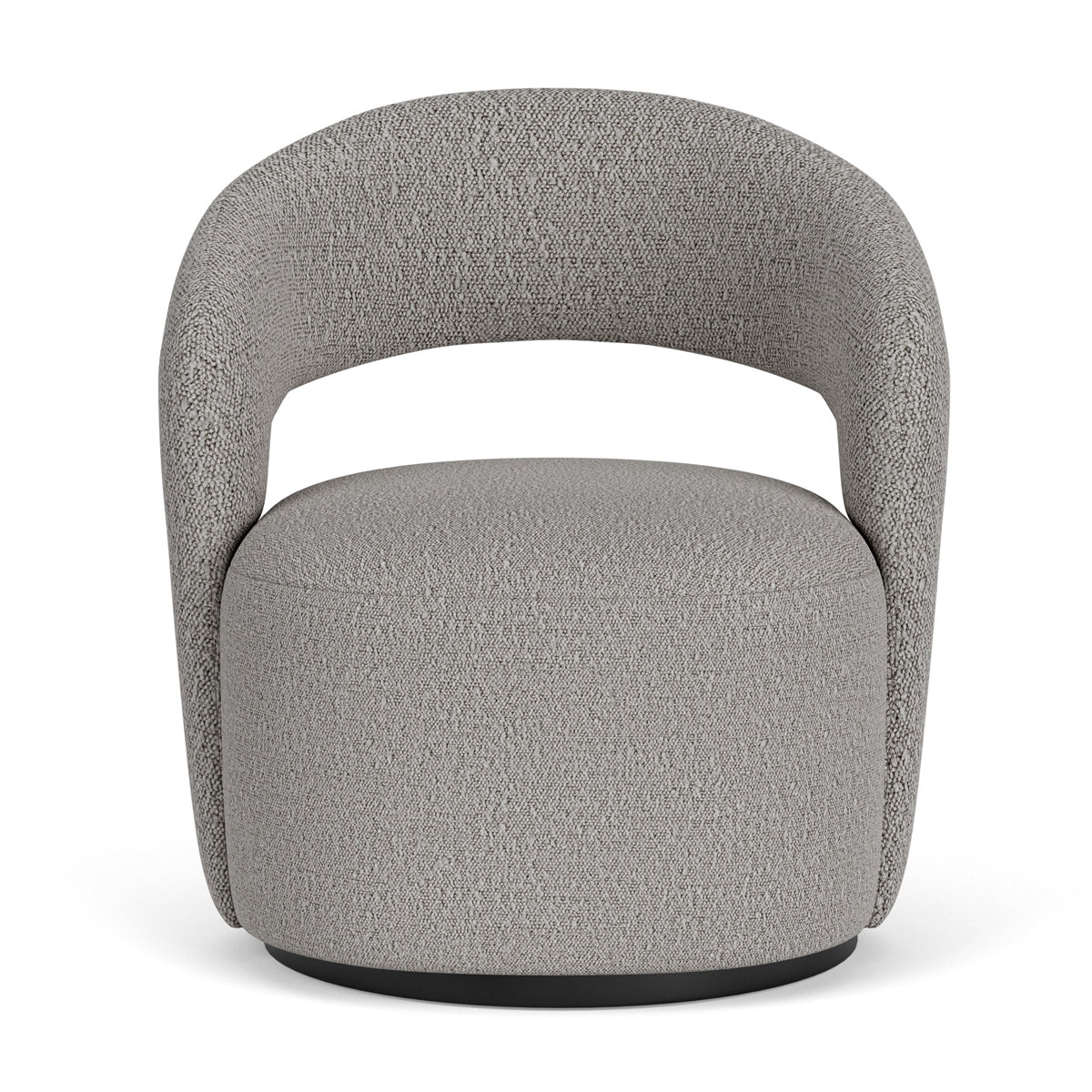Modern Boucle Swivel Armchair - 360° Rotating Accent Chair with Soft Velvet Fabric, Mid-Century Style Living Room Furniture for Home Office, Lounge, Bedroom & Reading Nook