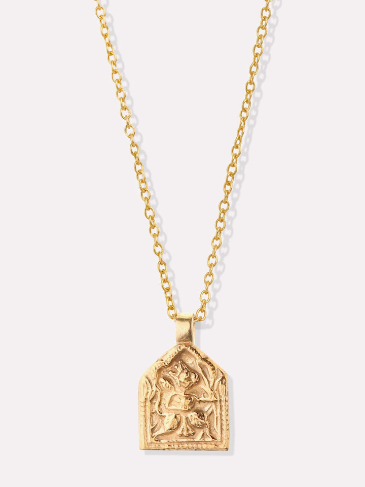 Goddess Charms Success Pendant Necklace - Gold Plated Motivational Jewelry for Women - Perfect for Gifts, Daily Wear & Special Occasions