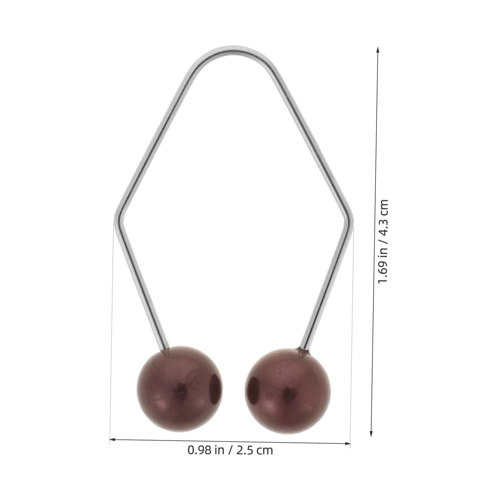 1 Pair Face Dimple Trainer - Alloy Black Dimple Maker Tool for Lips, Jaw & Cheek Exercise | Beauty Smile Enhancer for Natural Dimples | Perfect for Daily Facial Workout & Cosplay Makeup
