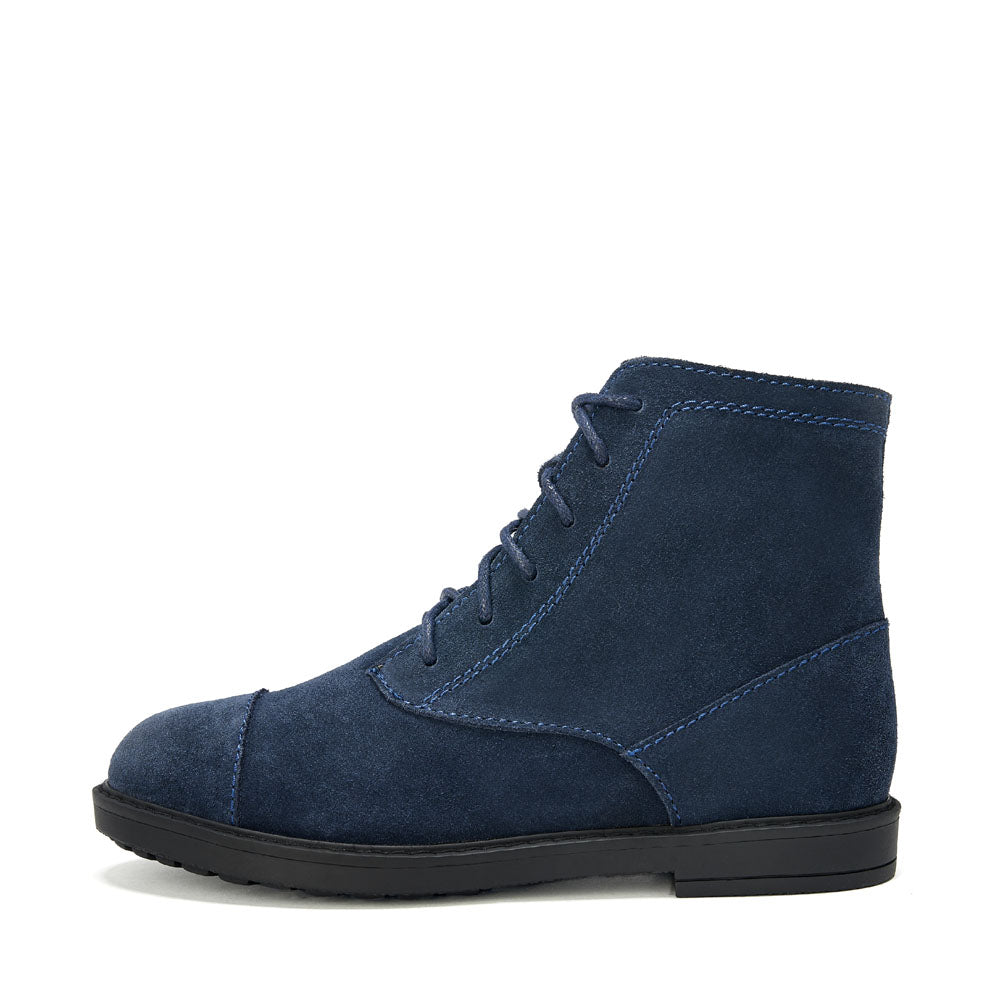 Thomas Suede Navy Blue Loafers for Men - Comfortable Slip-On Dress Shoes for Business, Casual & Office Wear