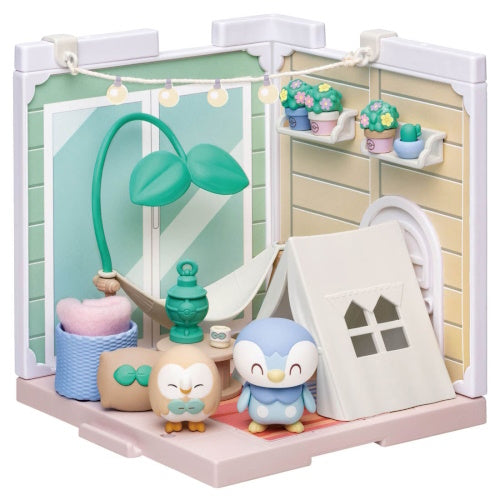 Pokemon Peaceful Place House Miniature Doll Set - Cute Collectible Figures for Display, Gifts & Anime Decor | Perfect for Bedroom Shelves, Office Desks & Pokemon Fan Collections