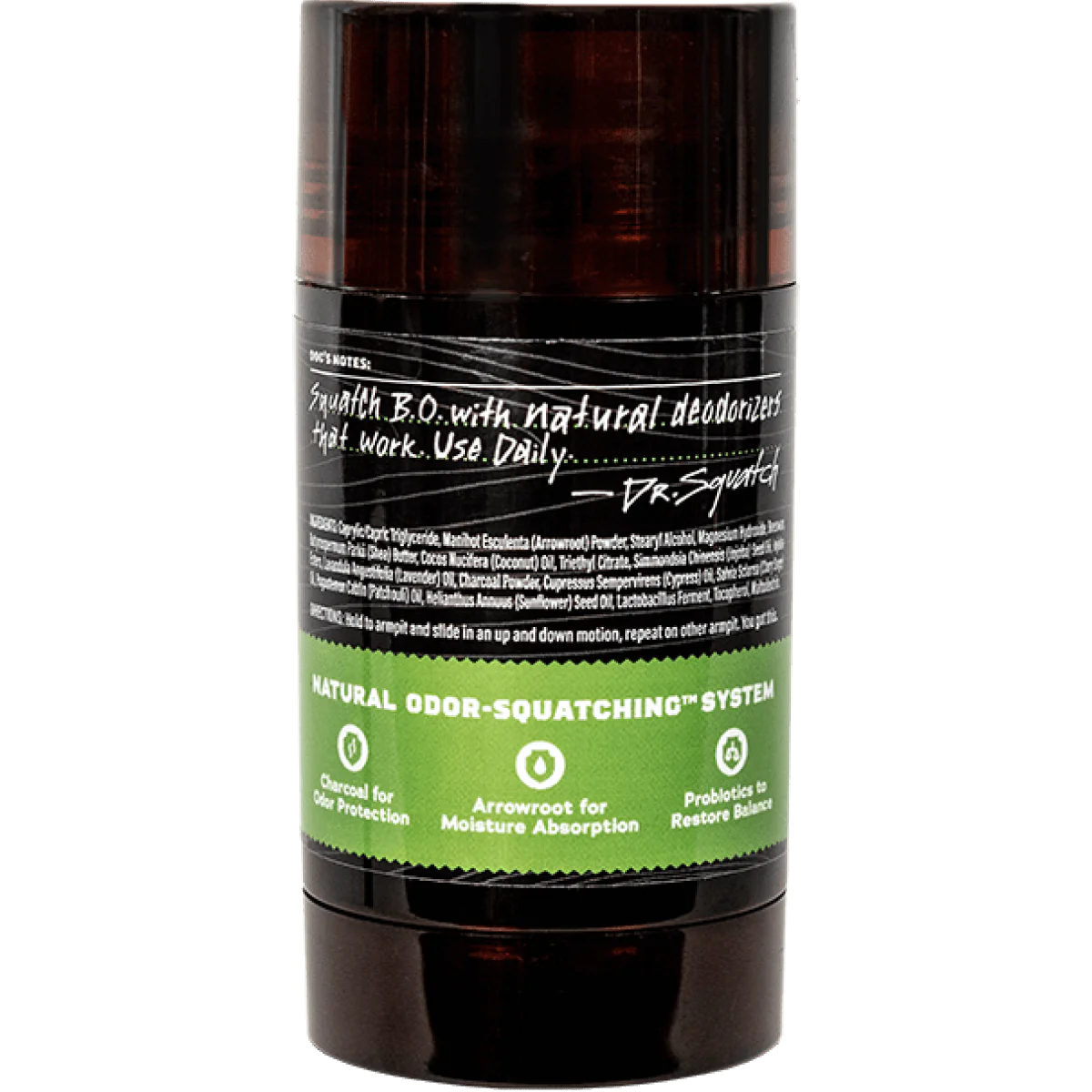 Dr. Squatch Alpine Sage Natural Deodorant for Men - All-Day Odor Protection & Fresh Scent - Perfect for Outdoor Activities & Gym Workouts