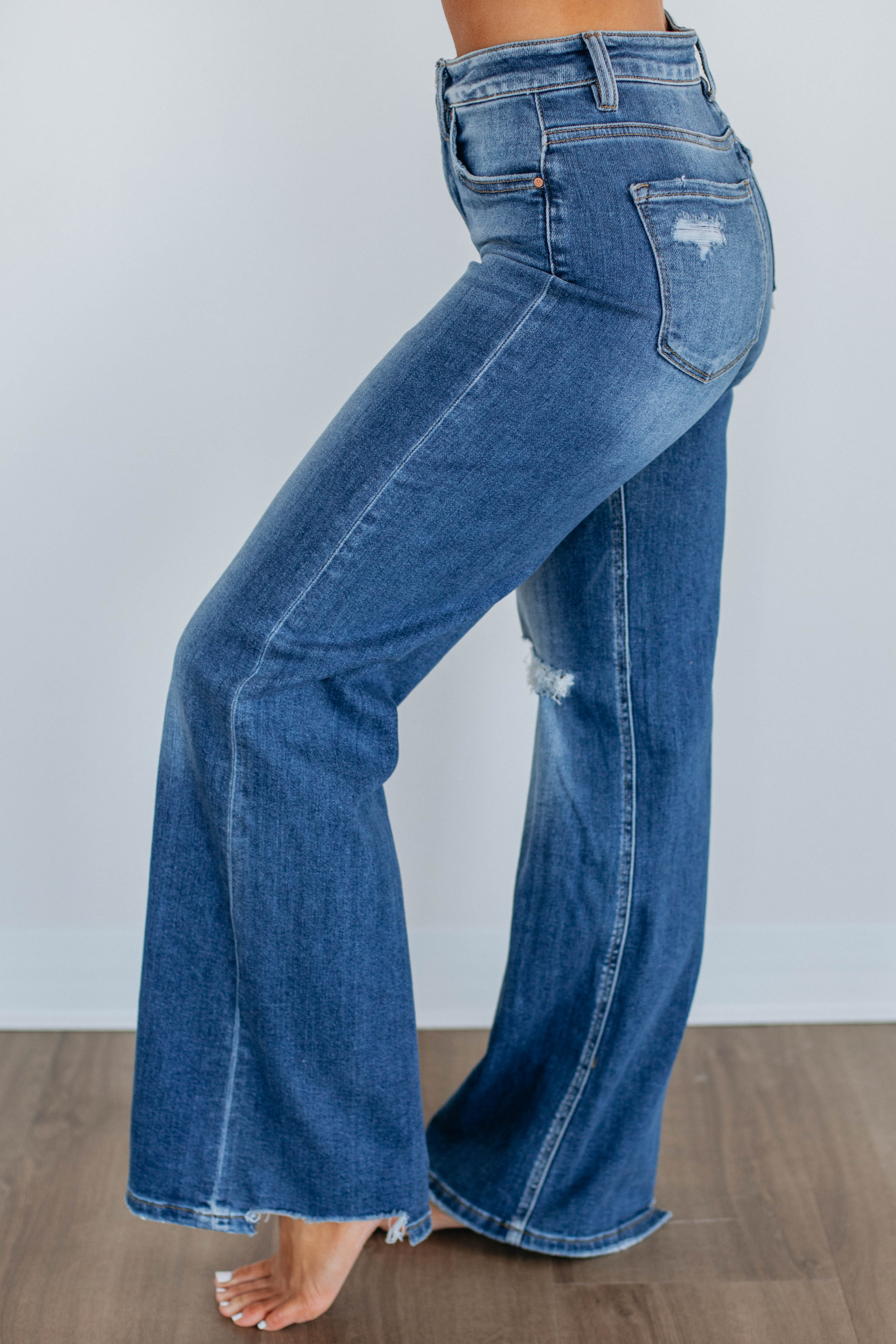Adrian Risen Jeans for Women - High Waist Stretch Denim Pants | Comfortable & Stylish for Everyday Wear, Office, and Casual Outings