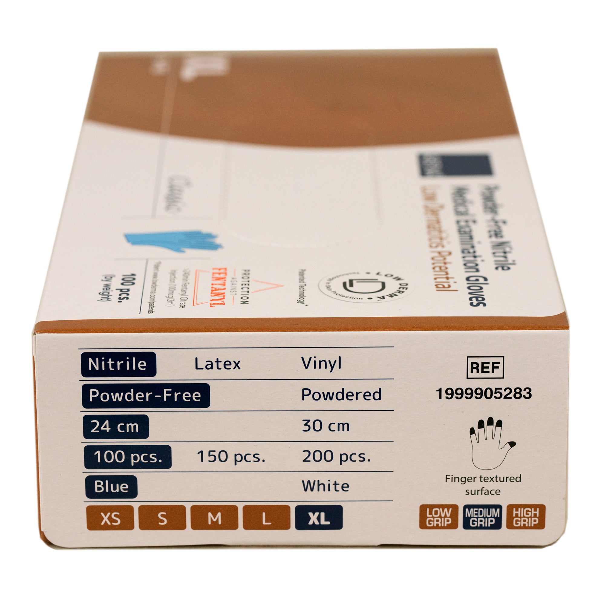 Abena Nitrile Gloves - Chemotherapy Approved, Latex-Free, Powder-Free Disposable Gloves for Medical Use, Food Handling & Cleaning - 100/Box