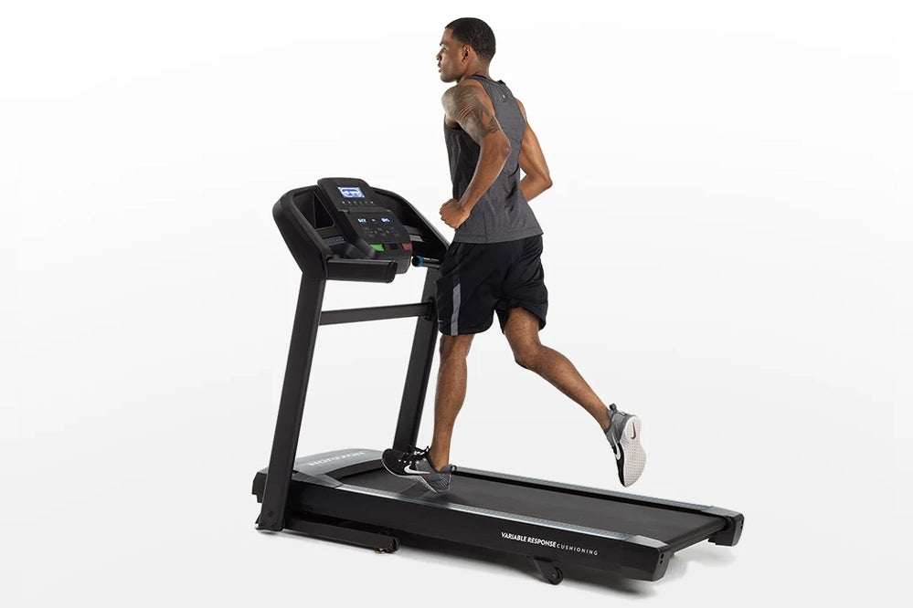 Horizon T202 Folding Treadmill - Compact Home Exercise Equipment for Running & Walking | Perfect for Small Spaces & Home Gym Workouts