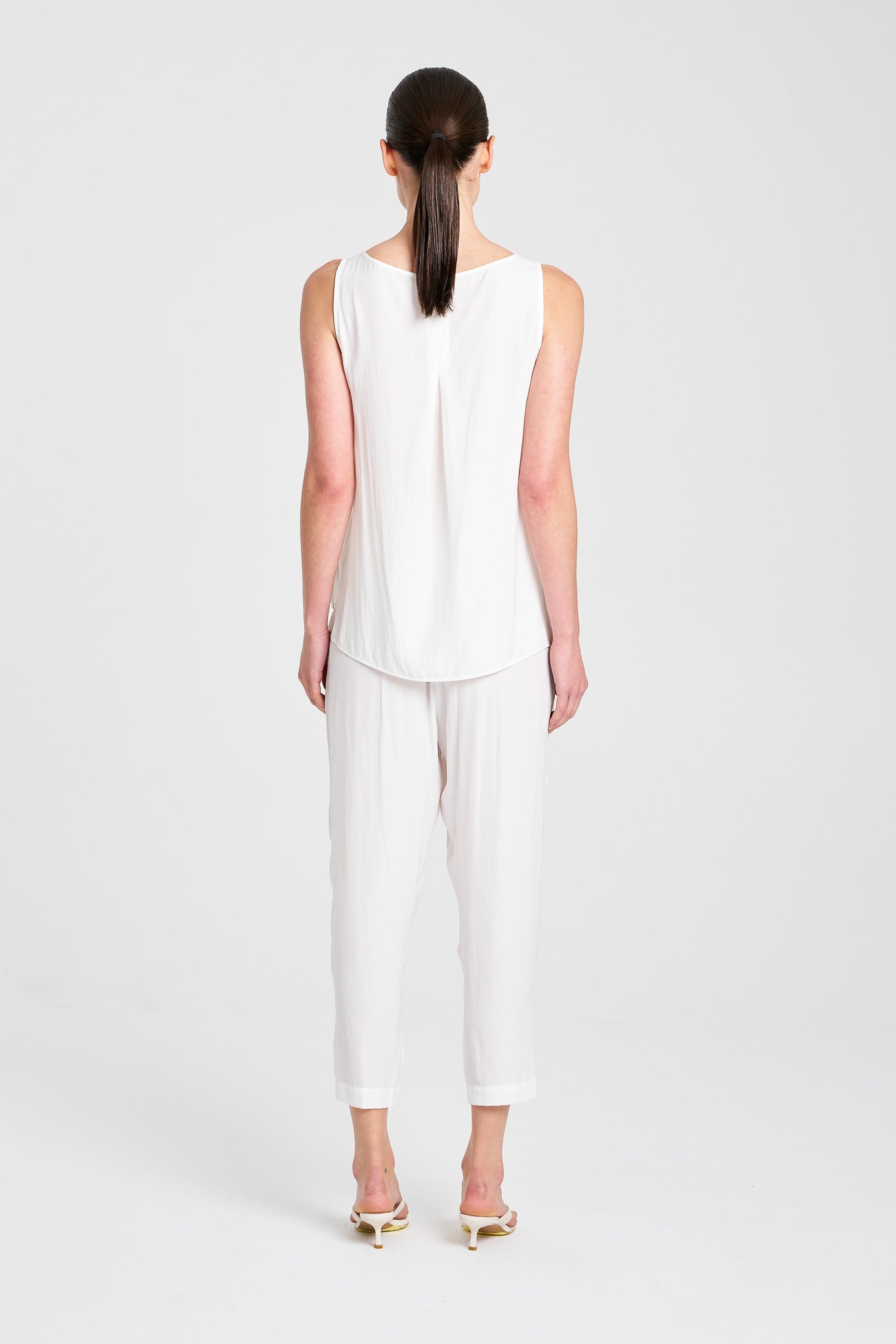 Mela Purdie Audrey Tank Top - Women's Casual Sleeveless Blouse for Summer Outfits & Beach Wear