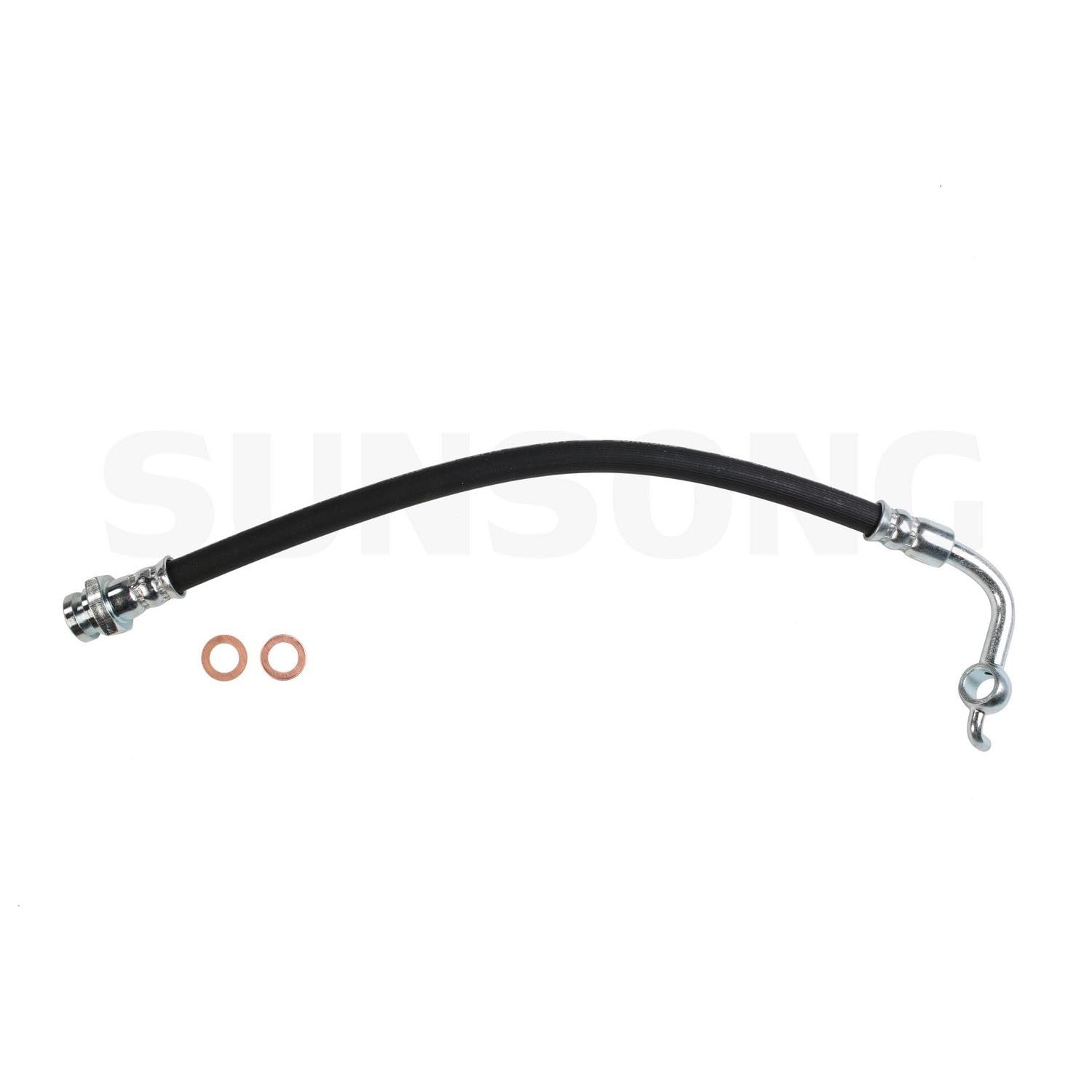 Sunsong 2201704 High-Performance Brake Hydraulic Hose - Durable Replacement for Cars, Trucks & SUVs - Perfect for Off-Roading, Towing & Daily Commuting
