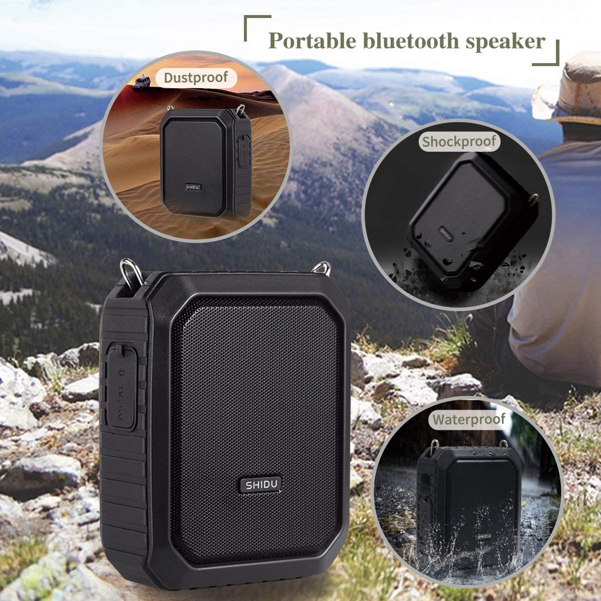 **18W Wireless Voice Amplifier for Teachers - Portable PA System with Bluetooth 5.0 & IPX5 Waterproof, Wireless Headset Mic - Ideal for Classroom, Outdoor Events, Public Speaking & Presentations**