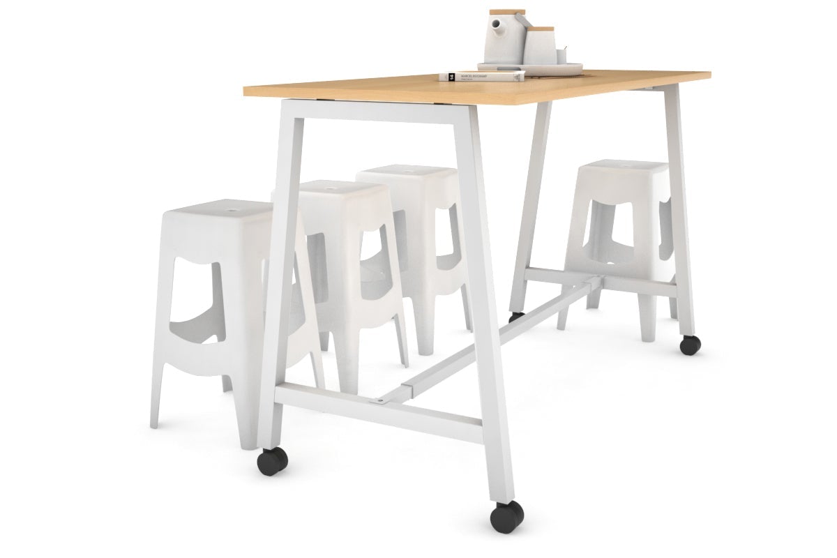 Quadro A Legs Counter Table - 1800L x 700W Commercial Grade Stainless Steel Workbench for Restaurant, Kitchen & Bar Use