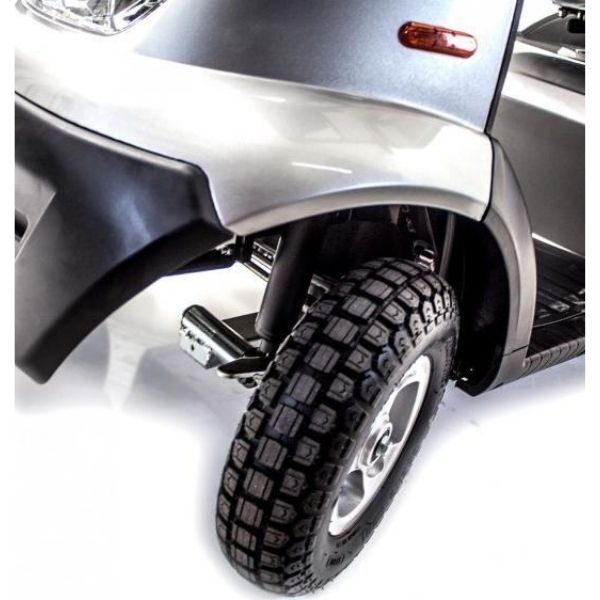 AFIKIM Afiscooter S4 Mobility Scooter - Heavy Duty 4-Wheel Electric Scooter for Adults & Seniors | Long Range Battery, Comfortable Seat | Ideal for Outdoor Use, Shopping & Travel