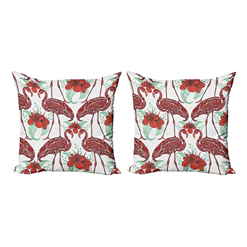 Red Coral Sea Green