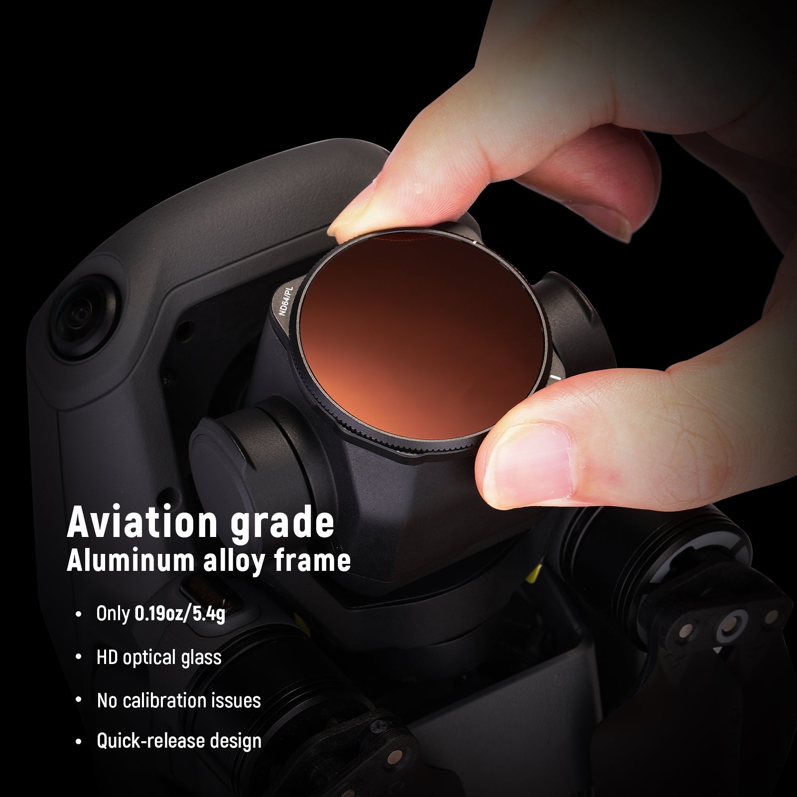 NEEWER FL DJ11 4-Pack ND Filter Set for DJI Mavic 3 Drone - UV Protection, Anti-Glare & HD Clarity - Perfect for Aerial Photography, Videography & Cinematic Shots